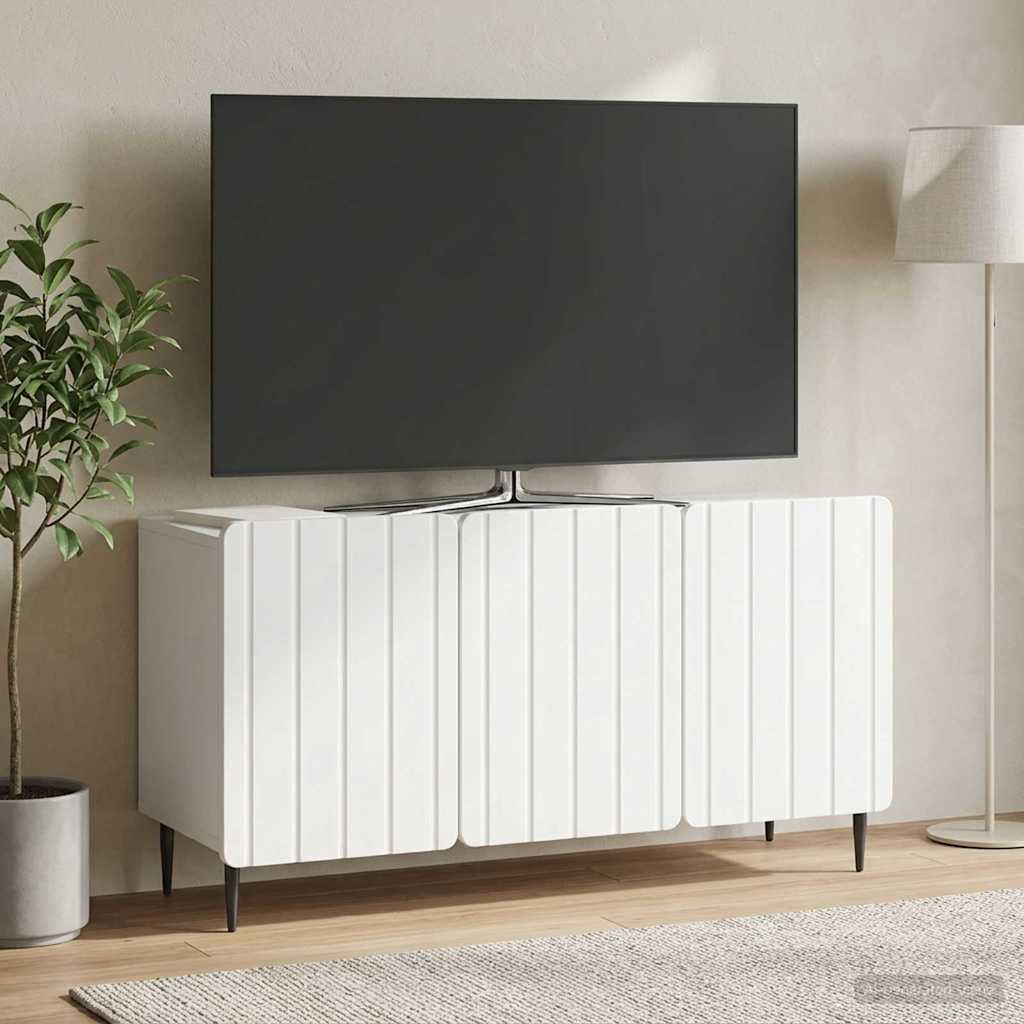TV-kast Wit 99 x 34,5 x 52 cm Bewerkt hout is nu te koop bij PeponiXL, paradijselijk wonen!