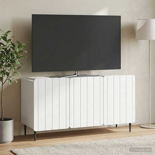 TV-kast Wit 99 x 34,5 x 52 cm Bewerkt hout is nu te koop bij PeponiXL, paradijselijk wonen!