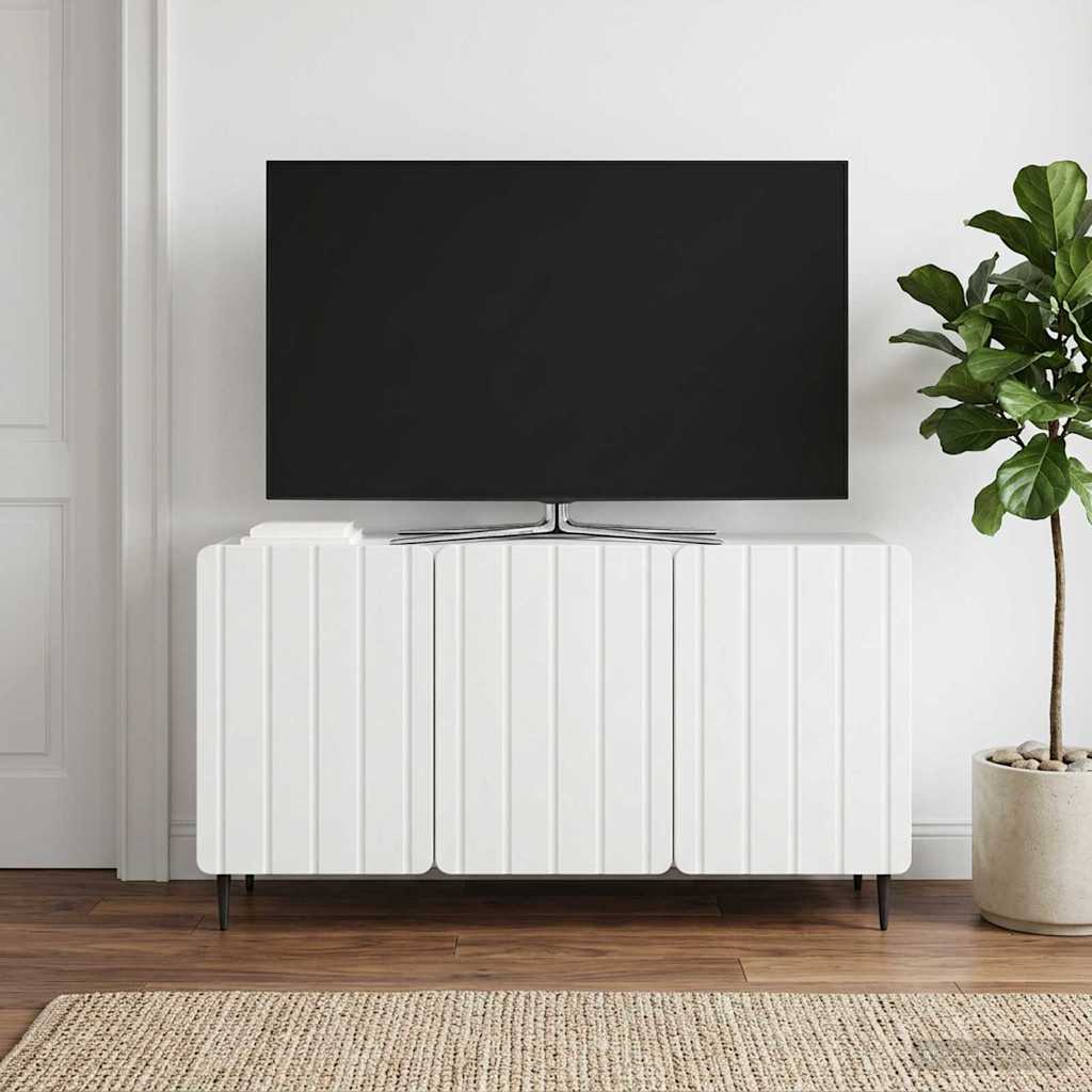 TV-kast Wit 99 x 34,5 x 52 cm Bewerkt hout is nu te koop bij PeponiXL, paradijselijk wonen!