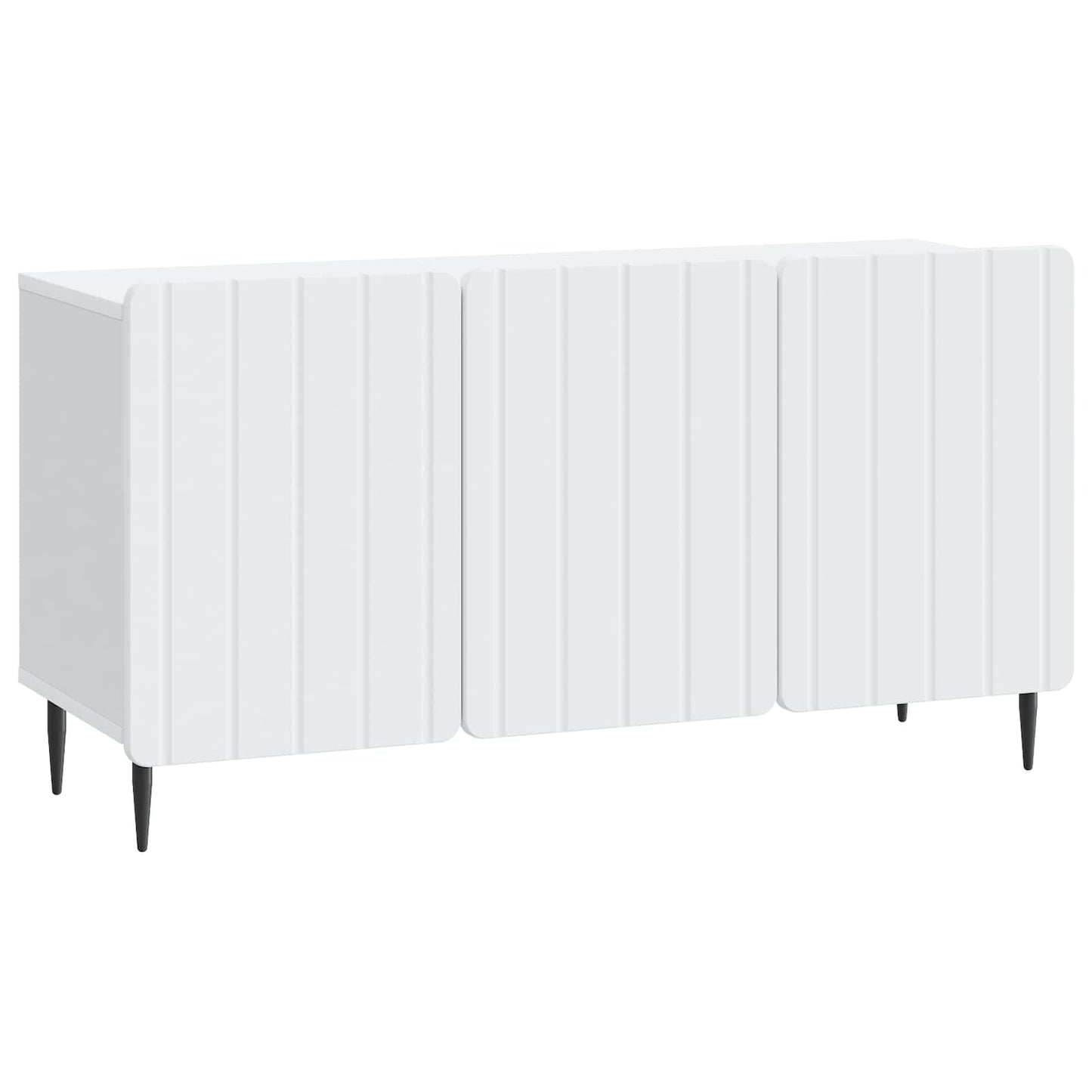 TV-kast Wit 99 x 34,5 x 52 cm Bewerkt hout is nu te koop bij PeponiXL, paradijselijk wonen!