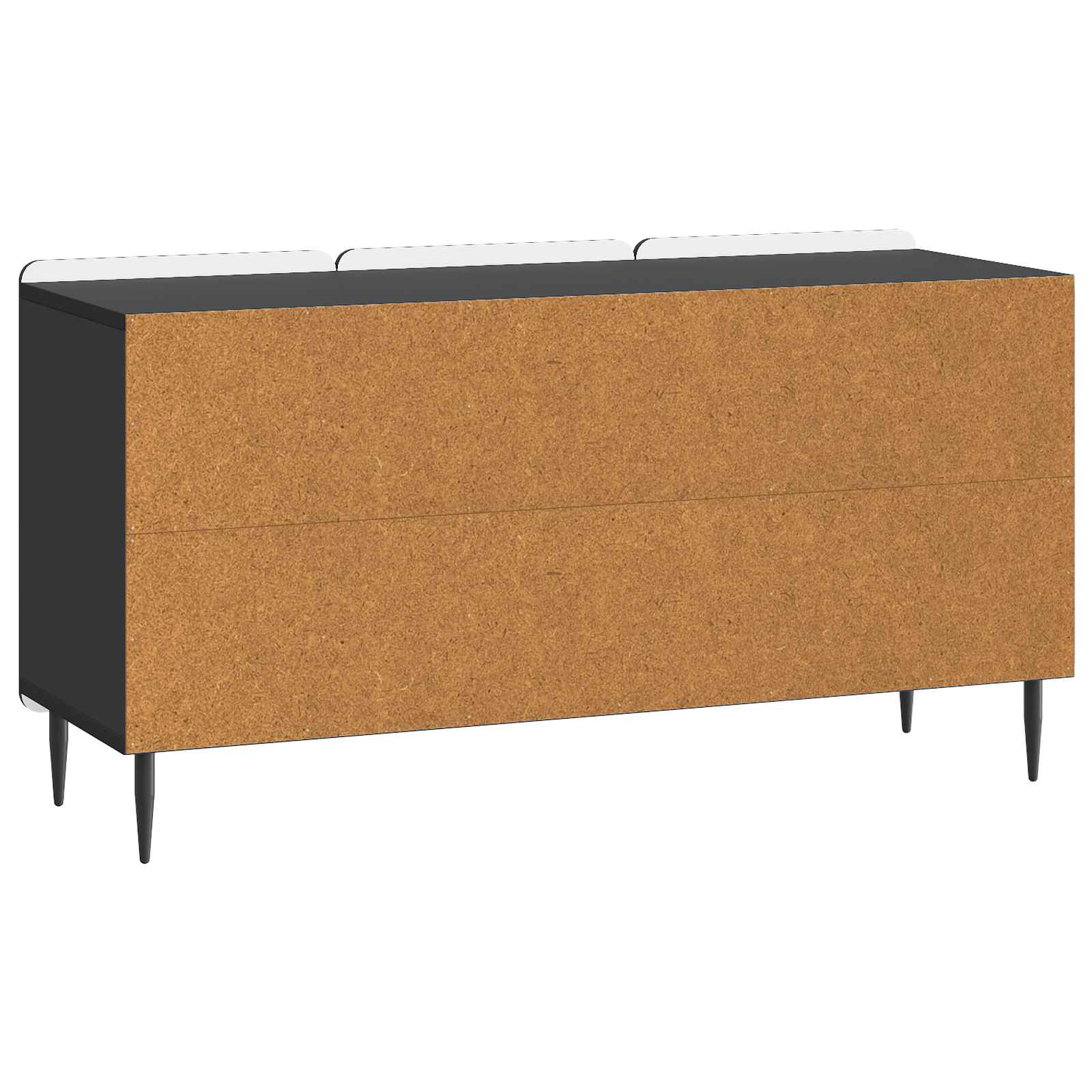 TV-kast Zwart 99 x 34,5 x 52 cm Bewerkt hout is nu te koop bij PeponiXL, paradijselijk wonen!