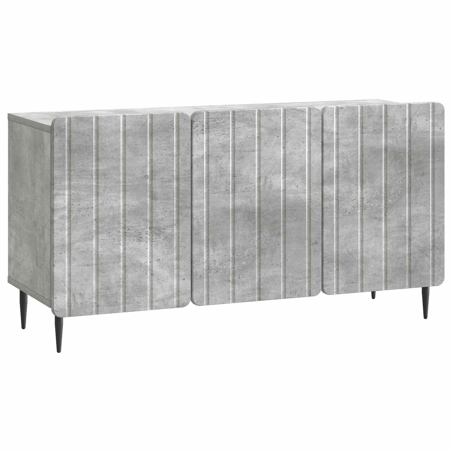 TV-kast Betongrijs 99 x 34,5 x 52 cm Bewerkt hout is nu te koop bij PeponiXL, paradijselijk wonen!