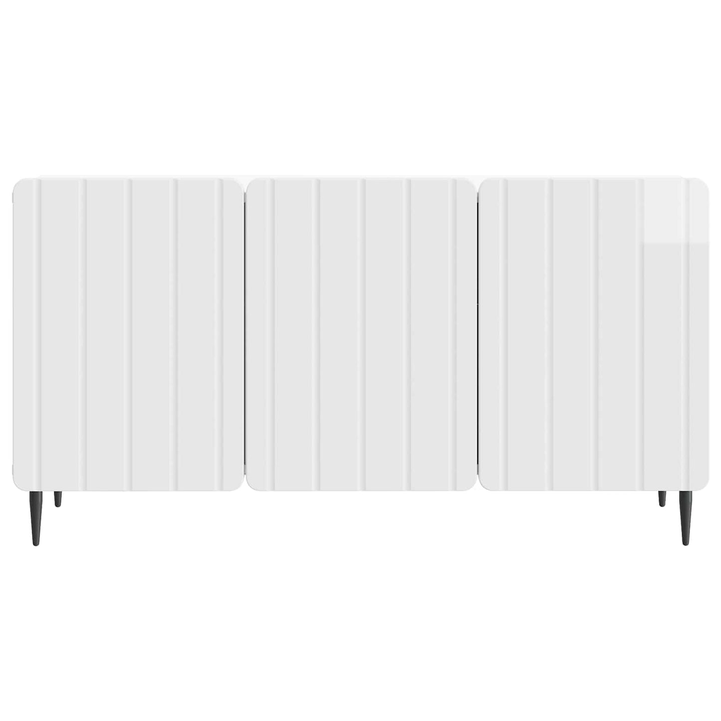 TV-kast Hoogglans Wit 99 x 34,5 x 52 cm Bewerkt hout is nu te koop bij PeponiXL, paradijselijk wonen!