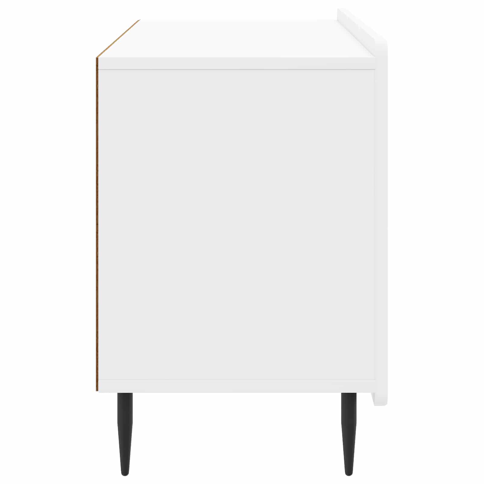 TV-kast Hoogglans Wit 99 x 34,5 x 52 cm Bewerkt hout is nu te koop bij PeponiXL, paradijselijk wonen!