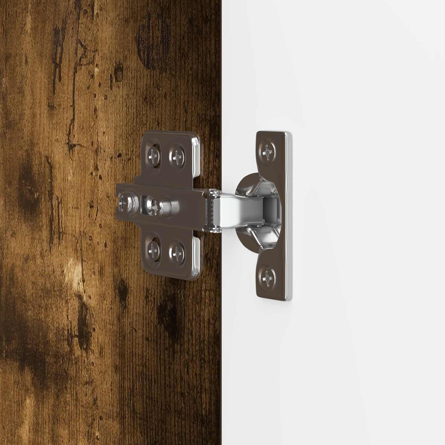 TV-kast Gerookt eiken 99 x 34,5 x 52 cm Bewerkt hout is nu te koop bij PeponiXL, paradijselijk wonen!