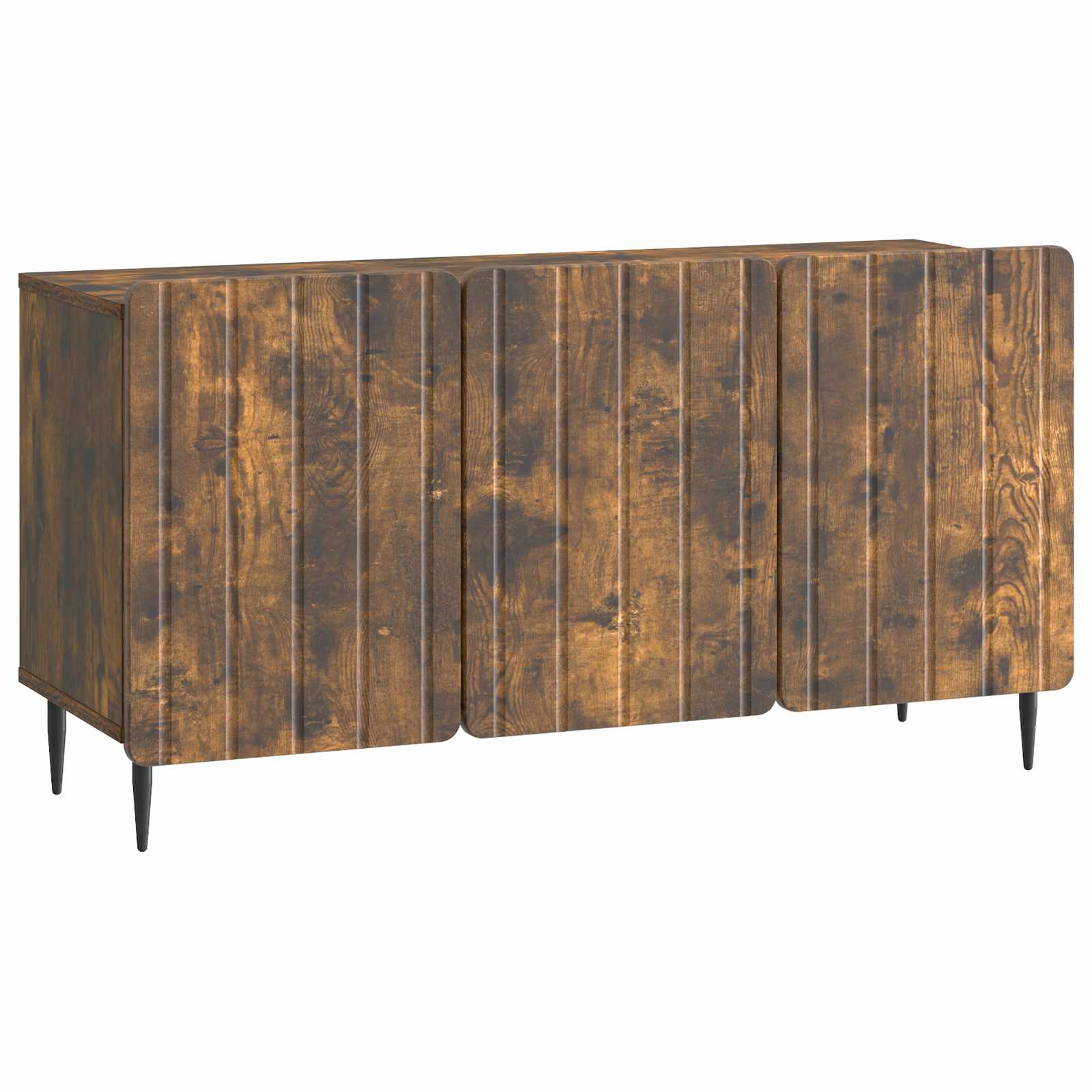 TV-kast Gerookt eiken 99 x 34,5 x 52 cm Bewerkt hout is nu te koop bij PeponiXL, paradijselijk wonen!