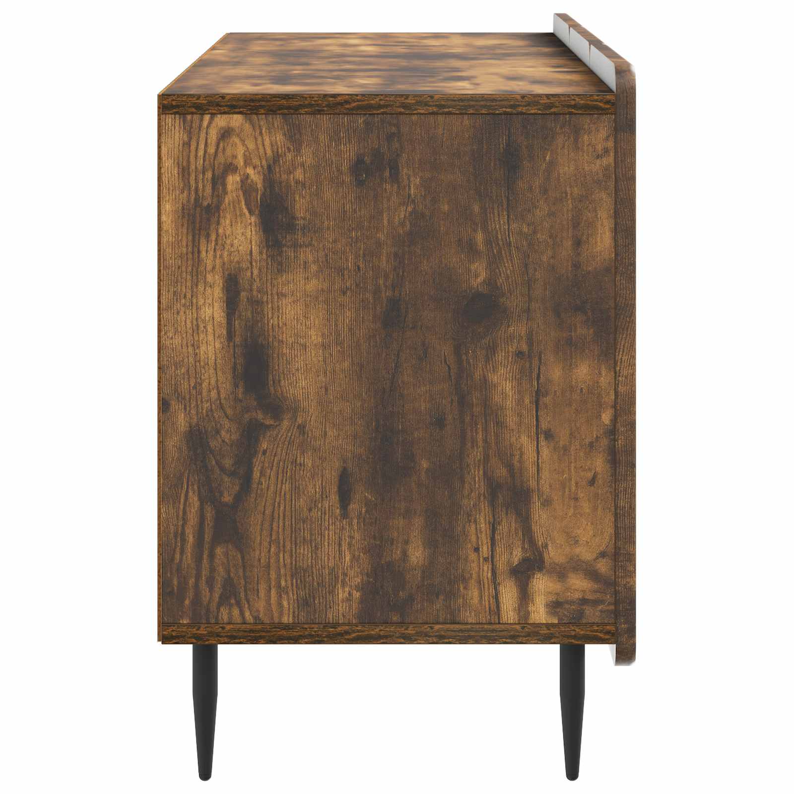 TV-kast Gerookt eiken 99 x 34,5 x 52 cm Bewerkt hout is nu te koop bij PeponiXL, paradijselijk wonen!