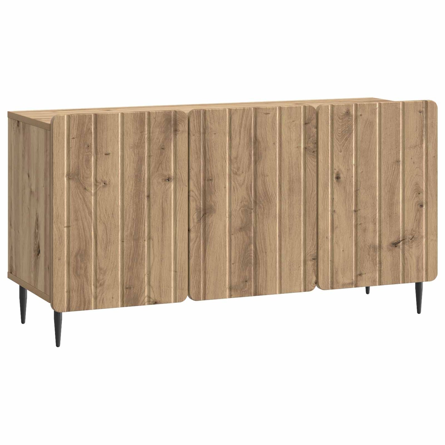 TV-kast Artisanaal eiken 99 x 34,5 x 52 cm Bewerkt hout is nu te koop bij PeponiXL, paradijselijk wonen!