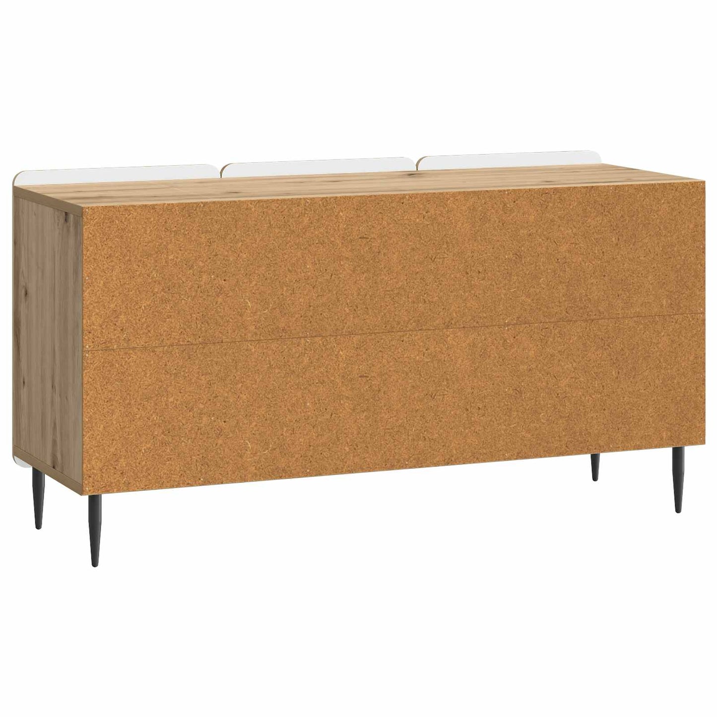 TV-kast Artisanaal eiken 99 x 34,5 x 52 cm Bewerkt hout is nu te koop bij PeponiXL, paradijselijk wonen!
