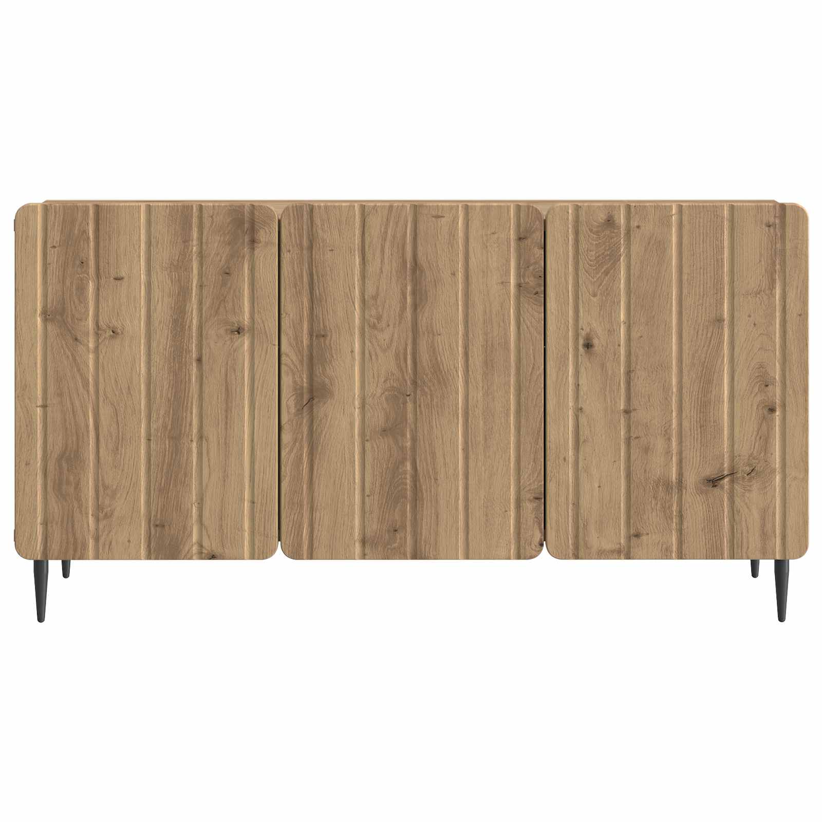 TV-kast Artisanaal eiken 99 x 34,5 x 52 cm Bewerkt hout is nu te koop bij PeponiXL, paradijselijk wonen!
