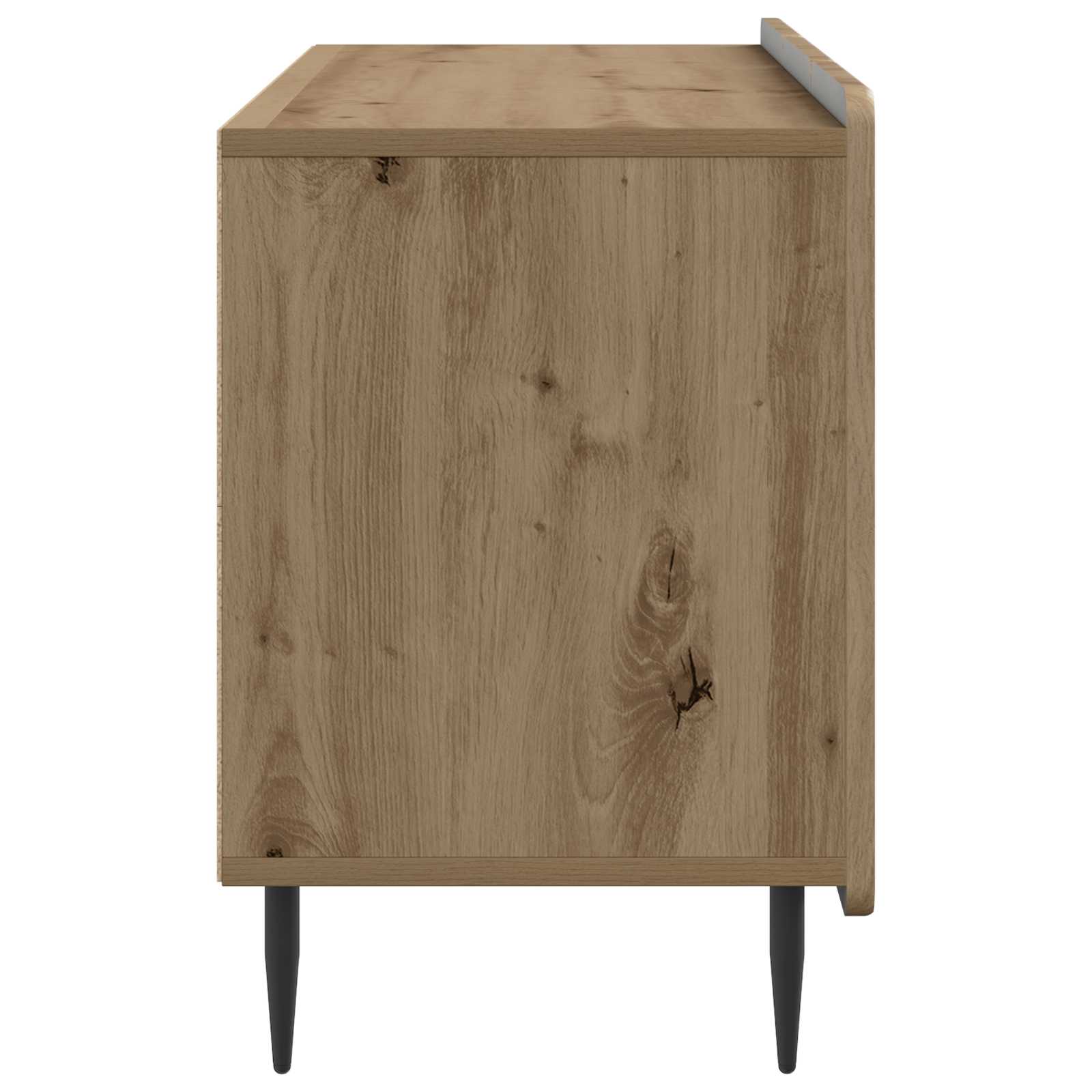 TV-kast Artisanaal eiken 99 x 34,5 x 52 cm Bewerkt hout is nu te koop bij PeponiXL, paradijselijk wonen!