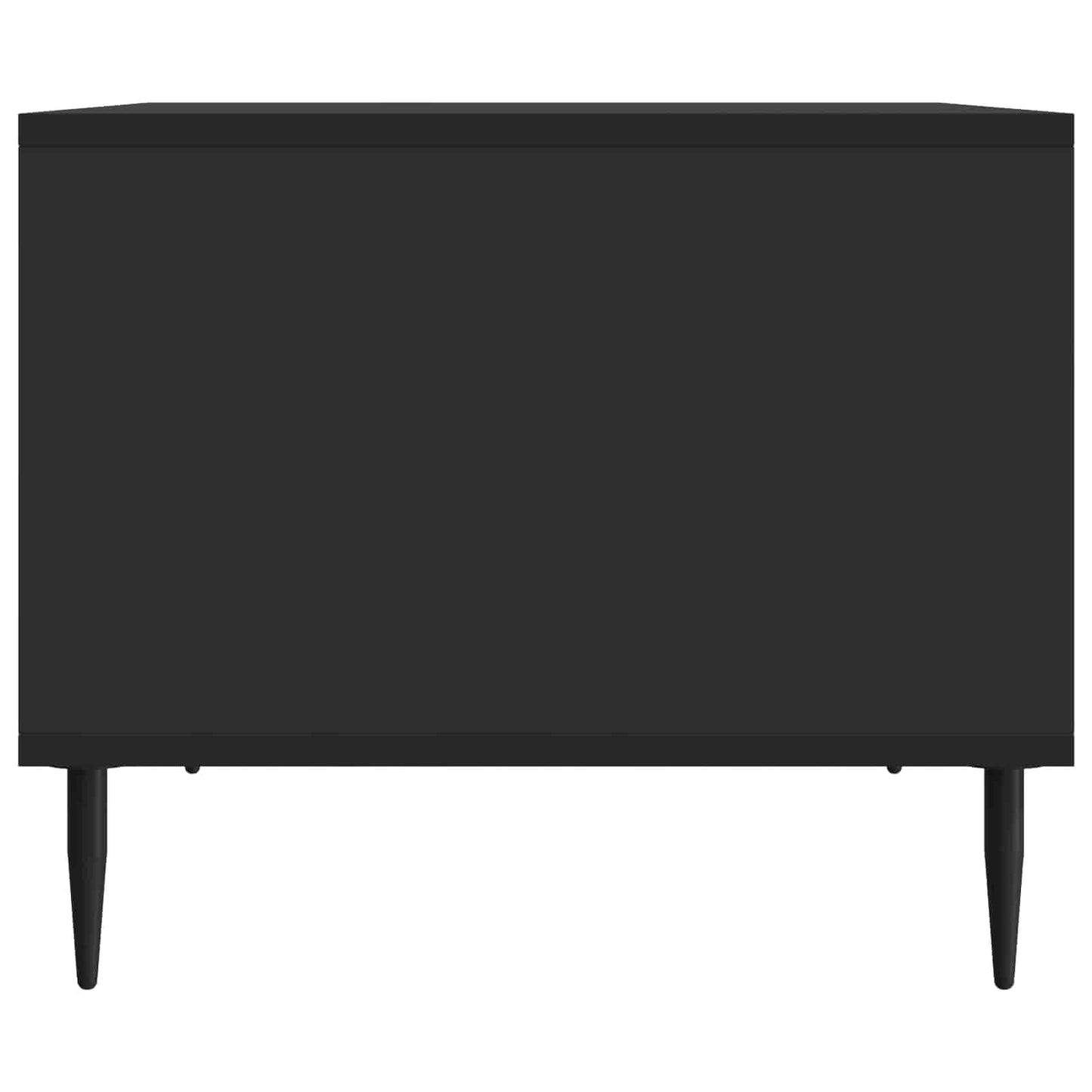 Salontafel Zwart 90 x 50 x 40 cm Bewerkt hout is nu te koop bij PeponiXL, paradijselijk wonen!
