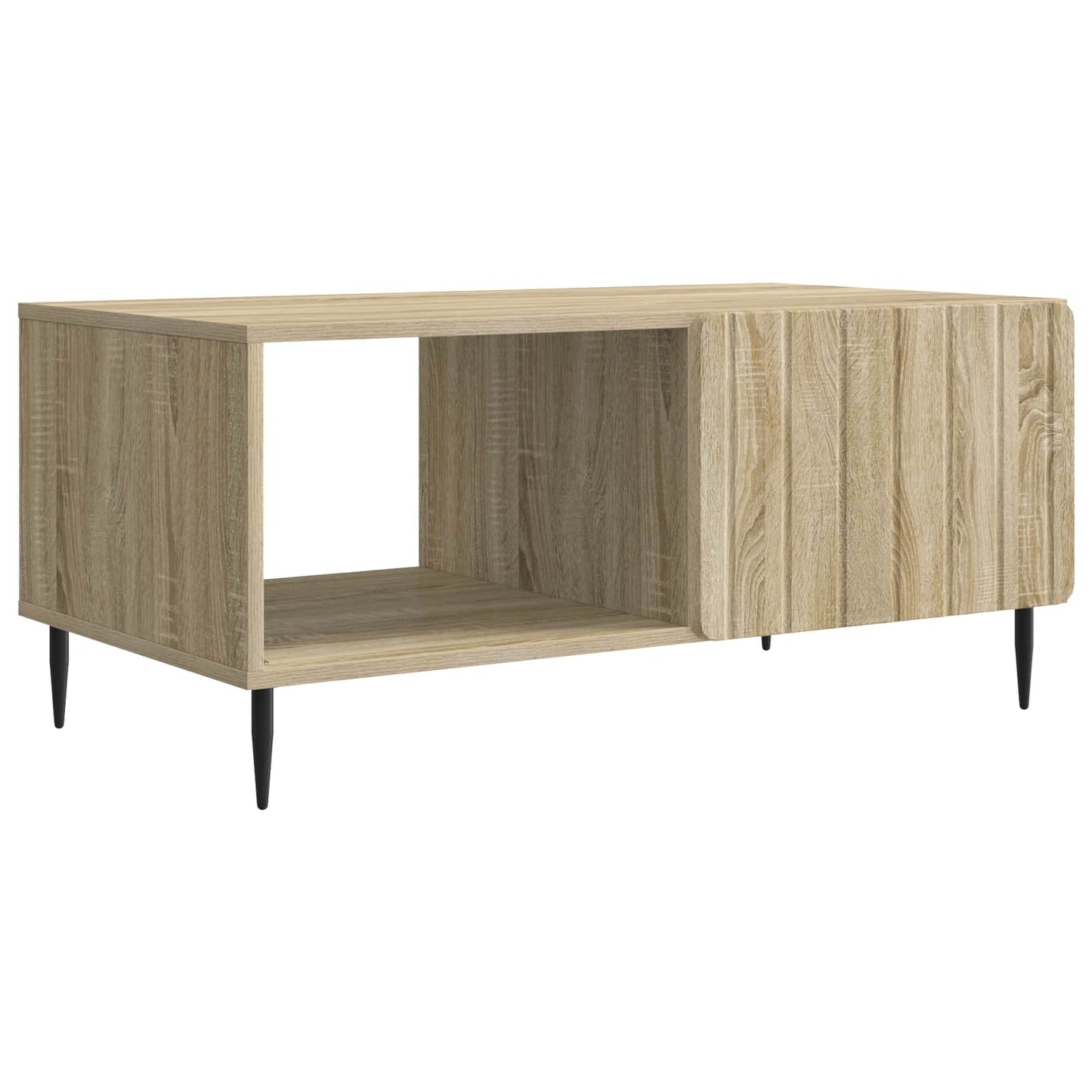 Salontafel Sonoma Eiken 90 x 50 x 40 cm Bewerkt hout is nu te koop bij PeponiXL, paradijselijk wonen!