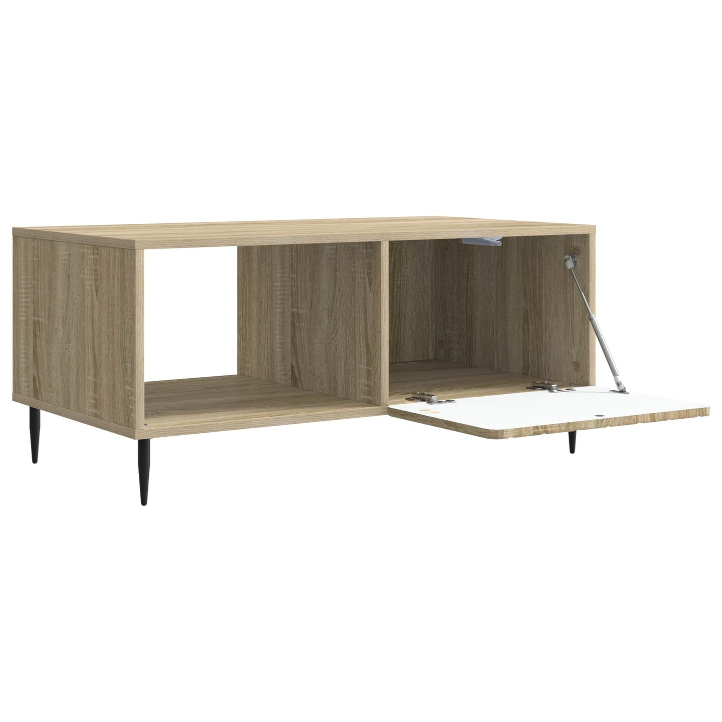 Salontafel Sonoma Eiken 90 x 50 x 40 cm Bewerkt hout is nu te koop bij PeponiXL, paradijselijk wonen!