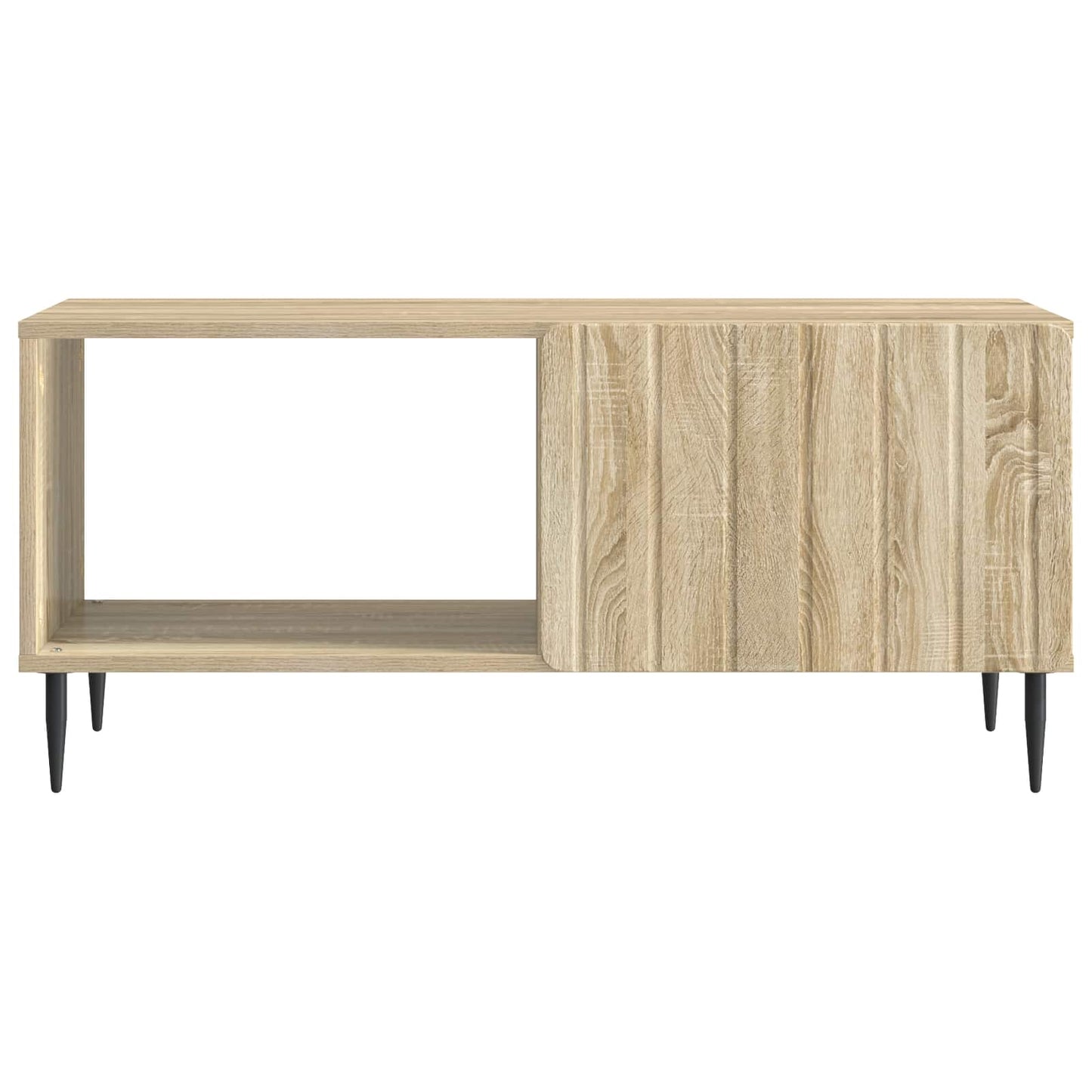 Salontafel Sonoma Eiken 90 x 50 x 40 cm Bewerkt hout is nu te koop bij PeponiXL, paradijselijk wonen!