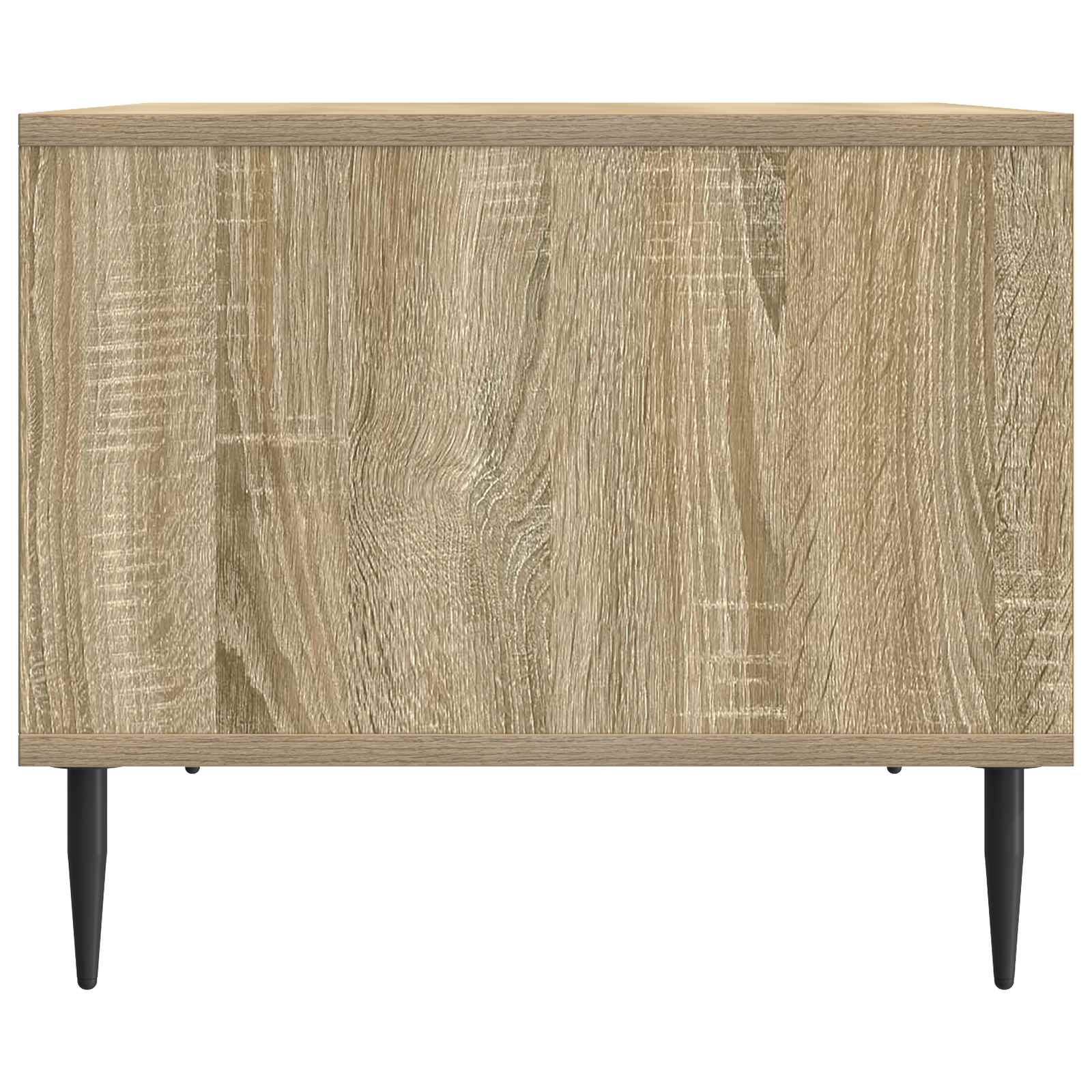 Salontafel Sonoma Eiken 90 x 50 x 40 cm Bewerkt hout is nu te koop bij PeponiXL, paradijselijk wonen!