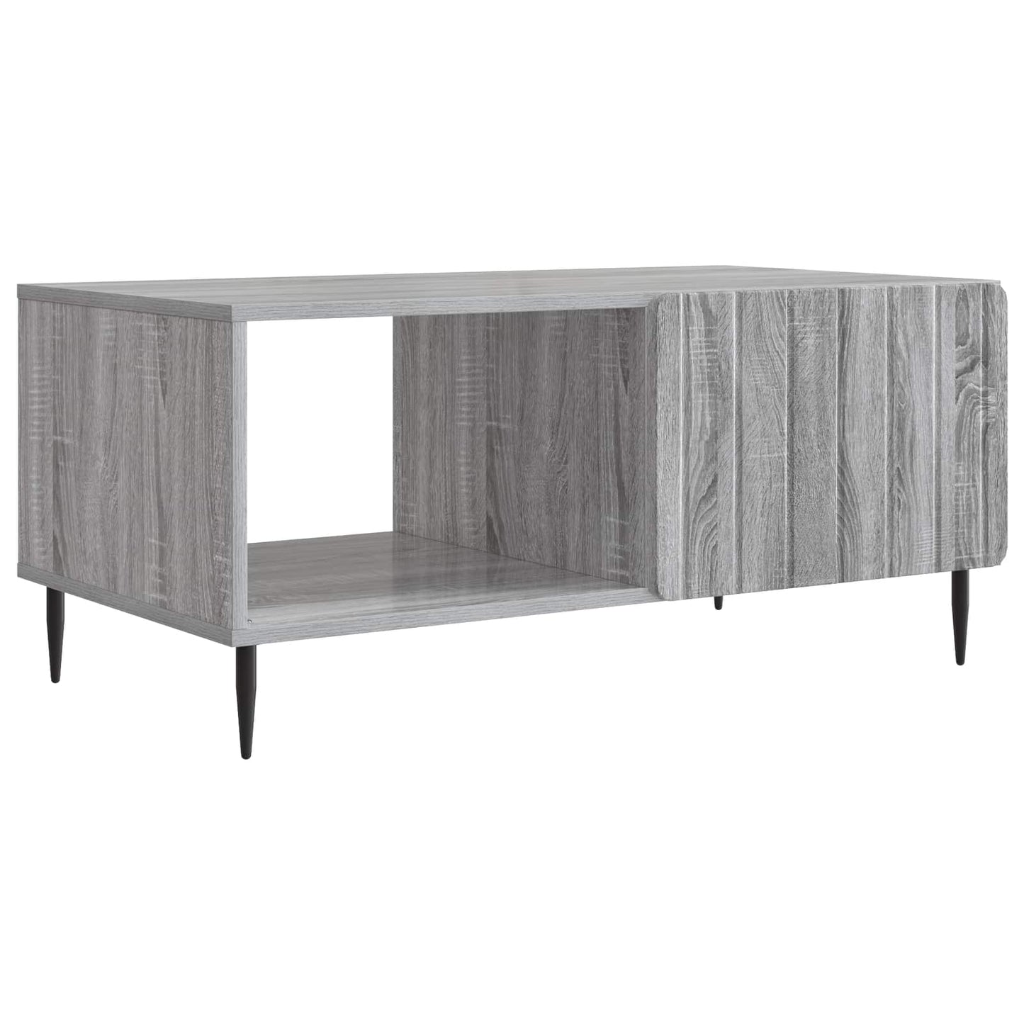Salontafel Grijs Sonoma 90 x 50 x 40 cm Bewerkt hout is nu te koop bij PeponiXL, paradijselijk wonen!