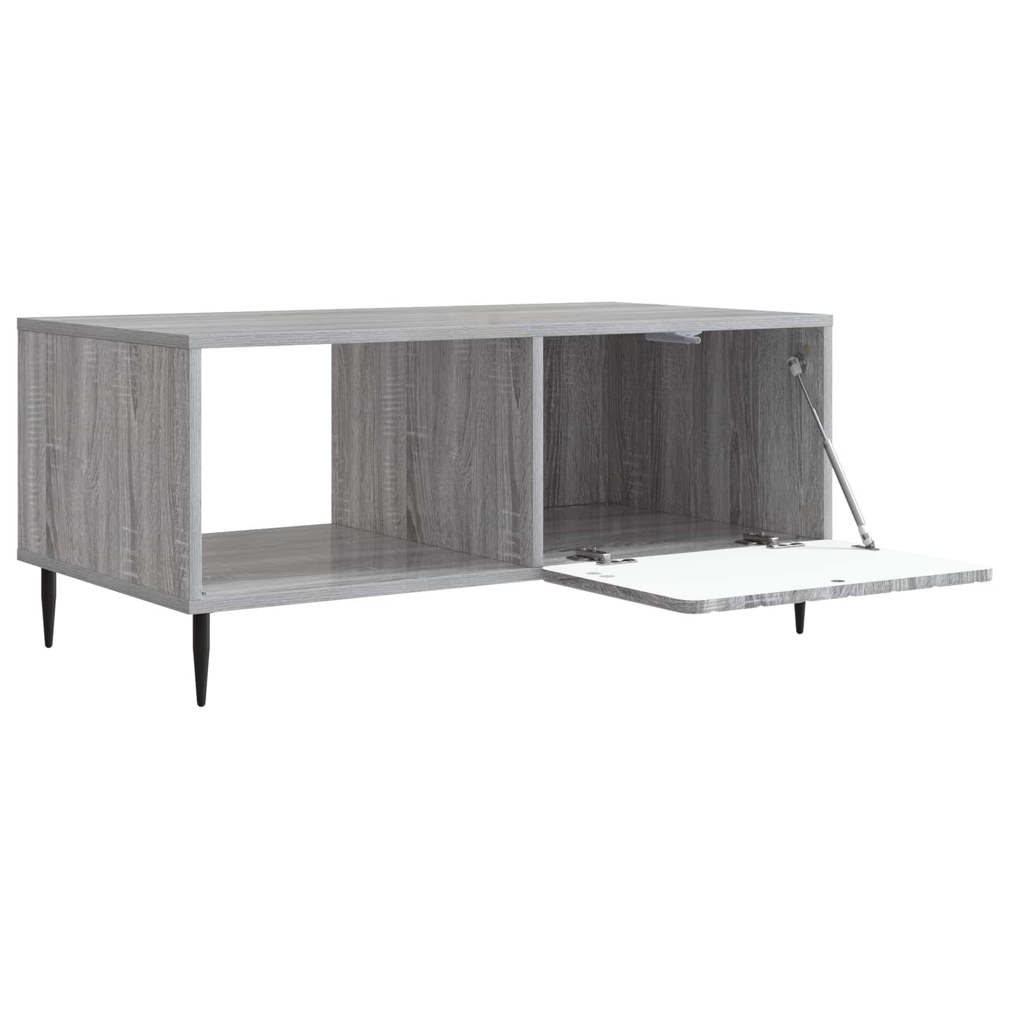 Salontafel Grijs Sonoma 90 x 50 x 40 cm Bewerkt hout is nu te koop bij PeponiXL, paradijselijk wonen!