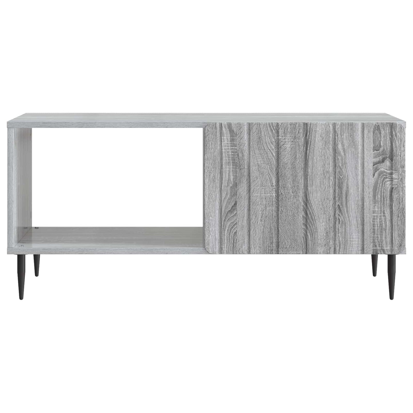Salontafel Grijs Sonoma 90 x 50 x 40 cm Bewerkt hout is nu te koop bij PeponiXL, paradijselijk wonen!
