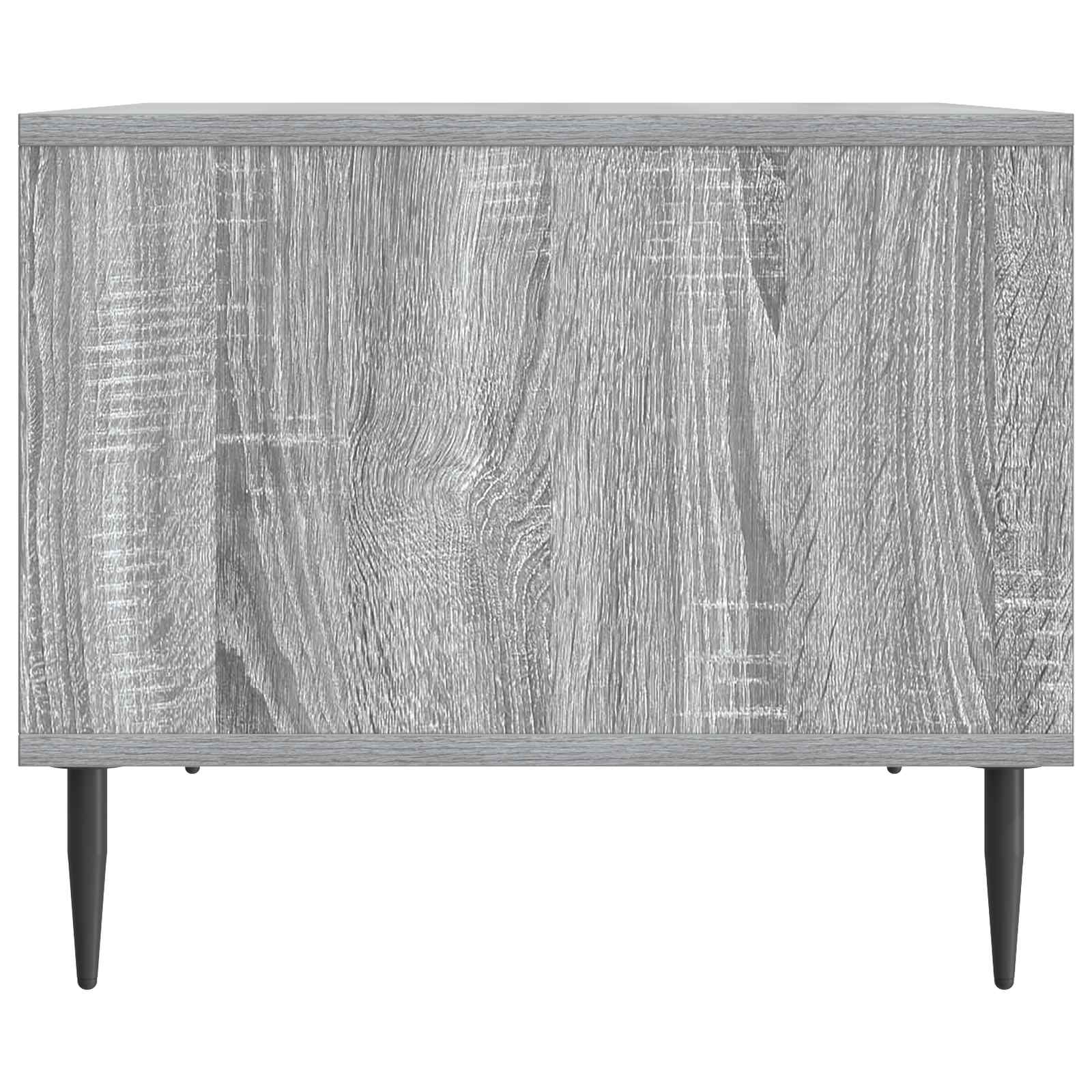 Salontafel Grijs Sonoma 90 x 50 x 40 cm Bewerkt hout is nu te koop bij PeponiXL, paradijselijk wonen!