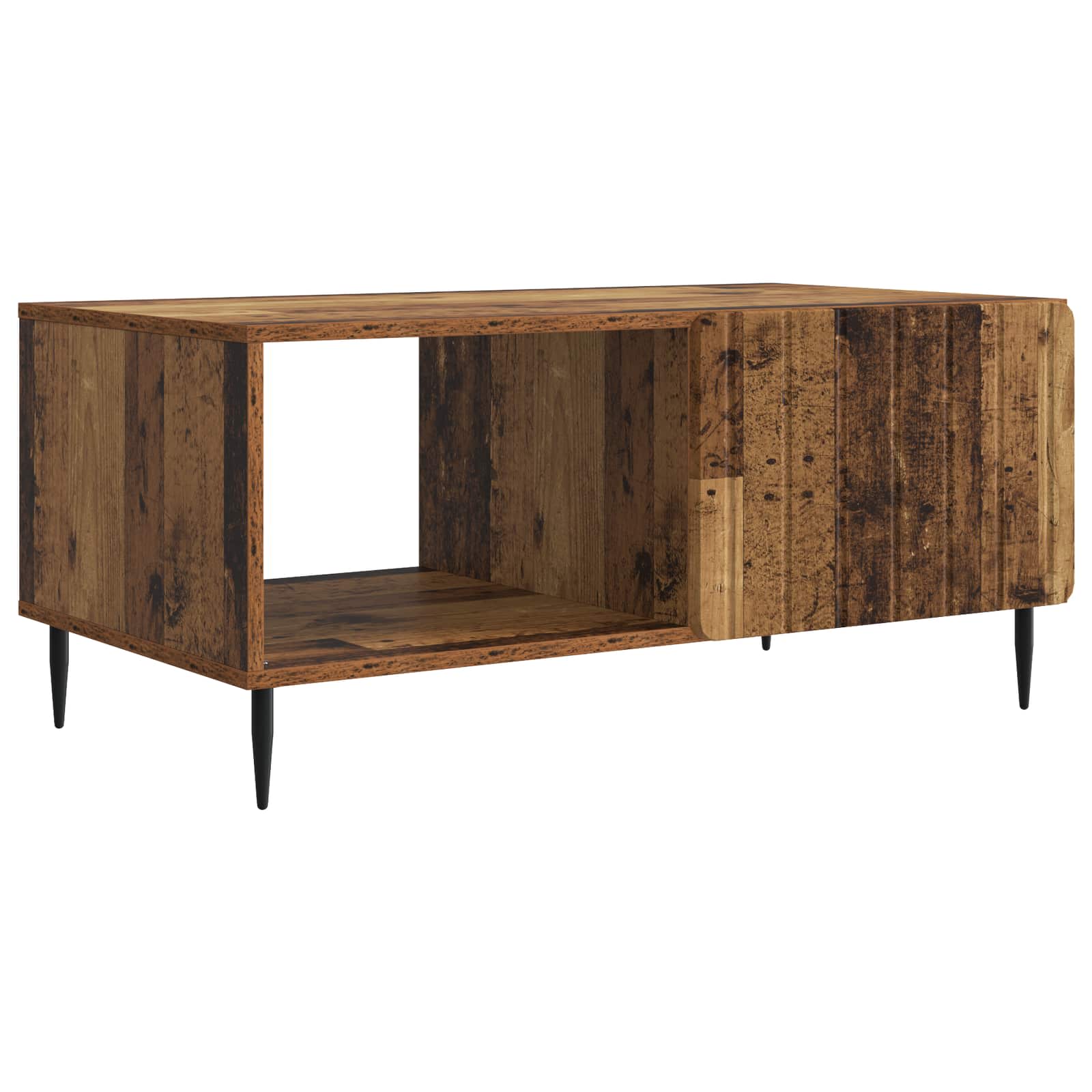 Salontafel Oud hout 90 x 50 x 40 cm Bewerkt hout is nu te koop bij PeponiXL, paradijselijk wonen!