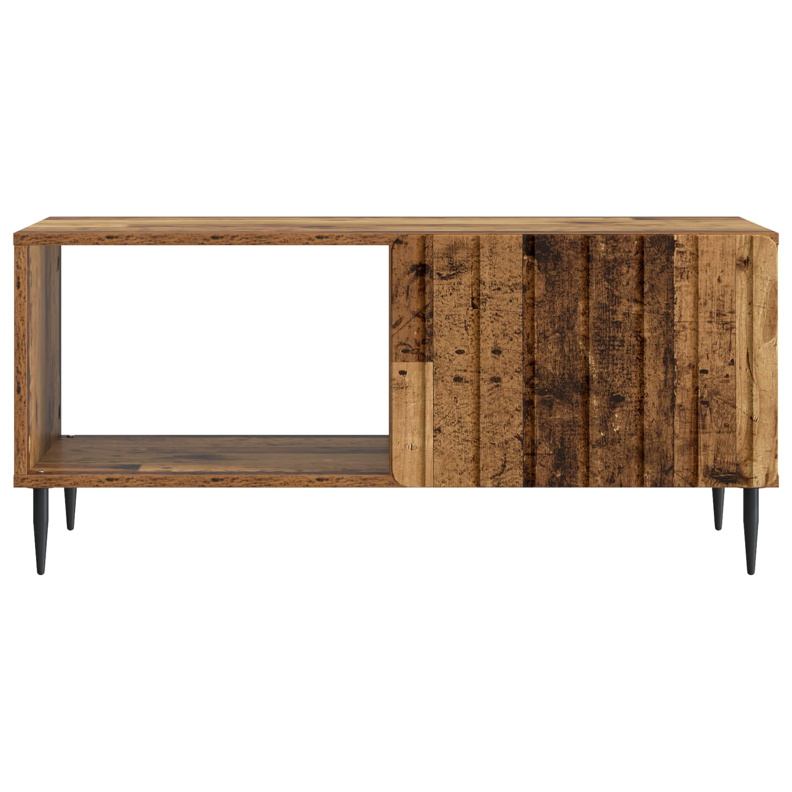 Salontafel Oud hout 90 x 50 x 40 cm Bewerkt hout is nu te koop bij PeponiXL, paradijselijk wonen!