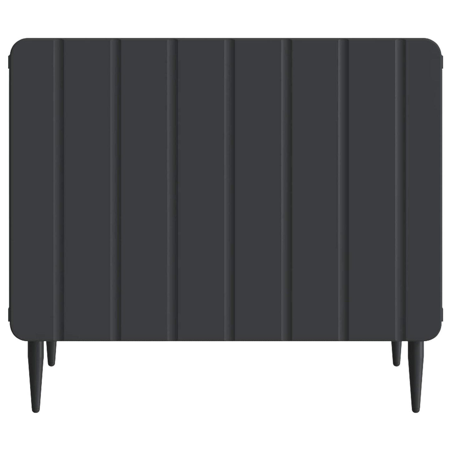 Salontafel met lade Zwart 49 x 50 x 42 cm Bewerkt hout is nu te koop bij PeponiXL, paradijselijk wonen!