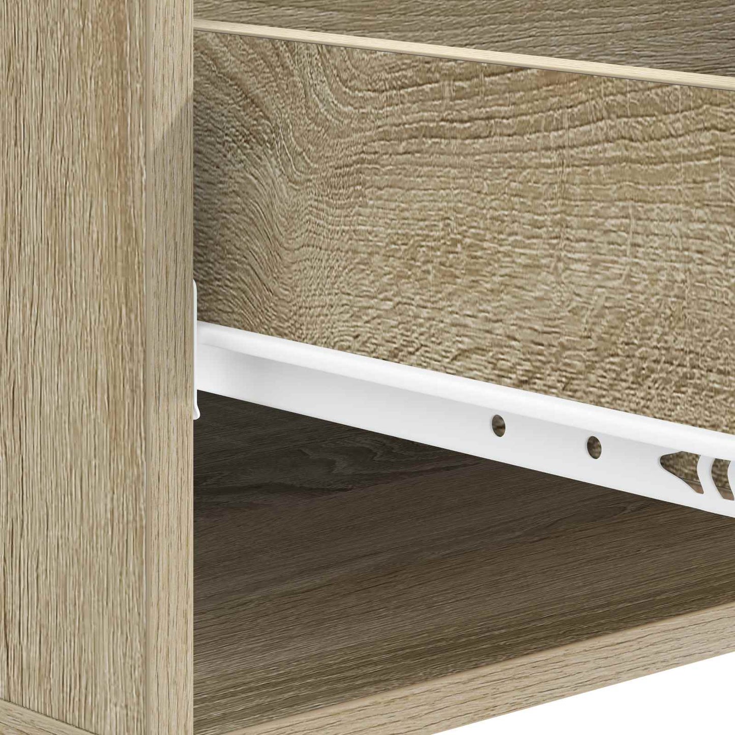 Salontafel met lade Sonoma Eiken 49 x 50 x 42 cm Bewerkt hout is nu te koop bij PeponiXL, paradijselijk wonen!