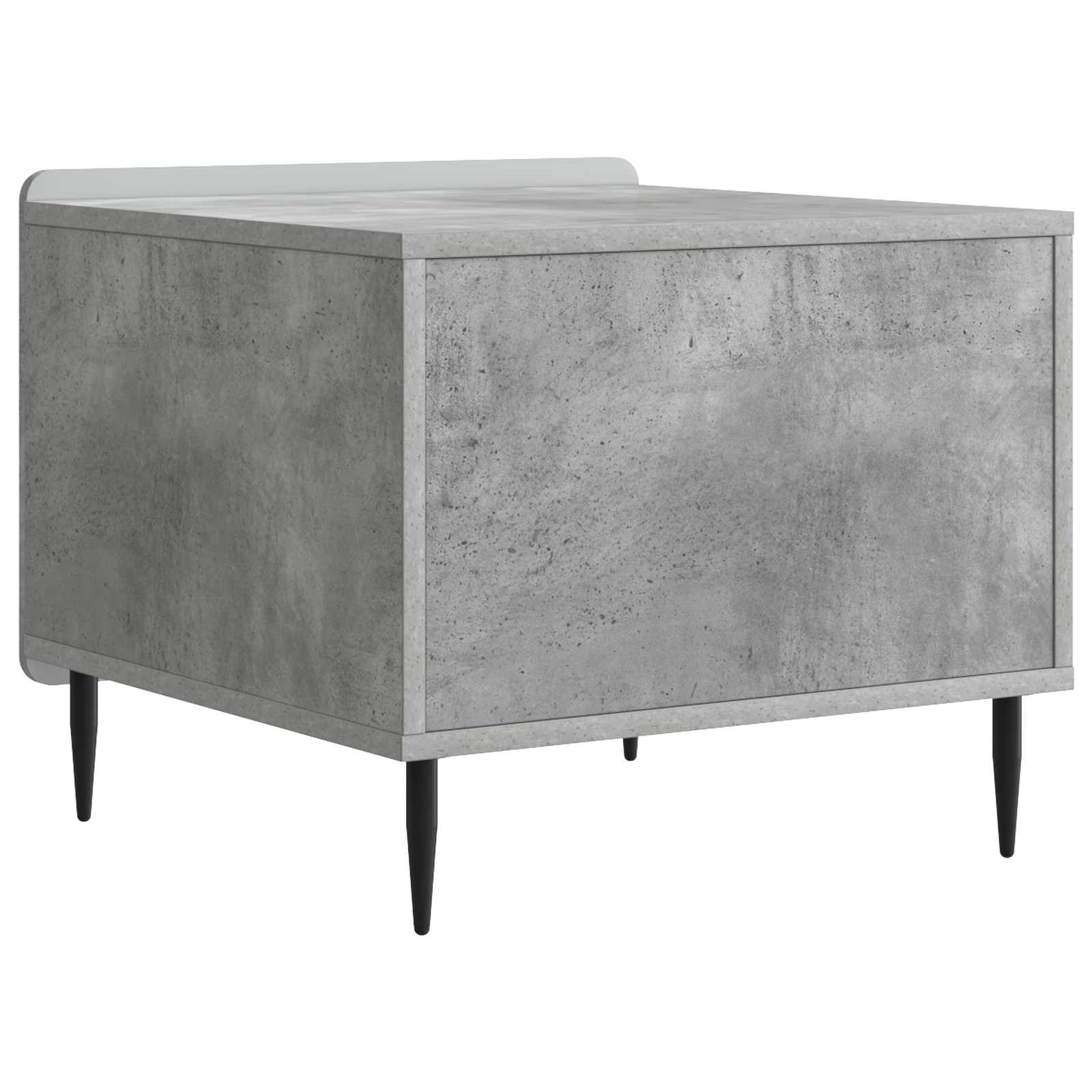 Salontafel met lade Betongrijs 49 x 50 x 42 cm Bewerkt hout is nu te koop bij PeponiXL, paradijselijk wonen!