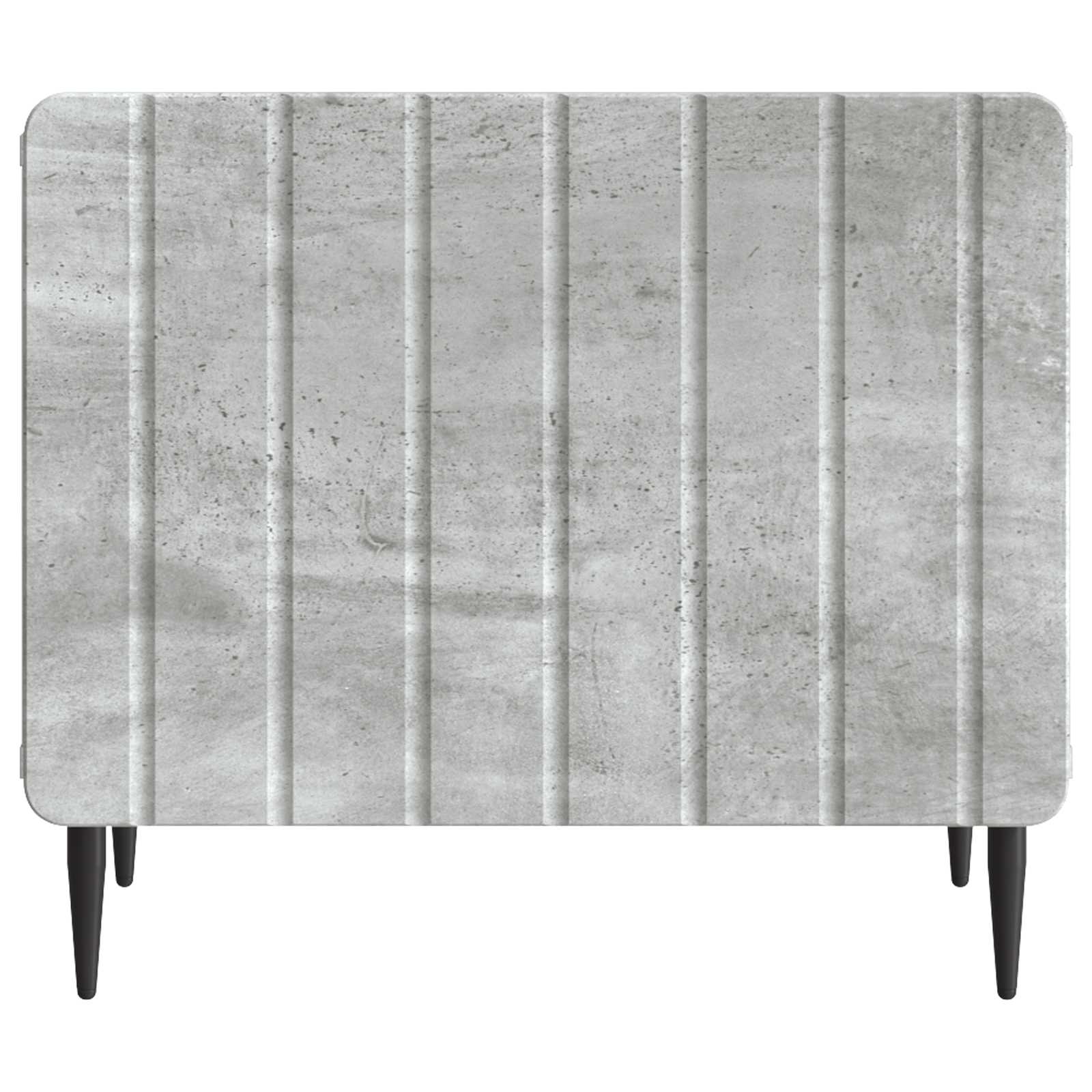 Salontafel met lade Betongrijs 49 x 50 x 42 cm Bewerkt hout is nu te koop bij PeponiXL, paradijselijk wonen!