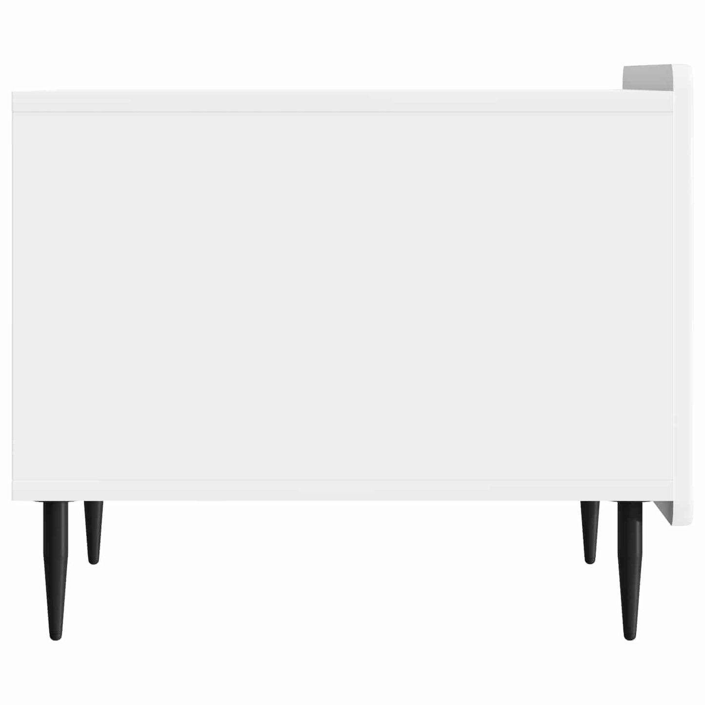 Salontafel met lade Hoogglans Wit 49 x 50 x 42 cm Bewerkt hout is nu te koop bij PeponiXL, paradijselijk wonen!
