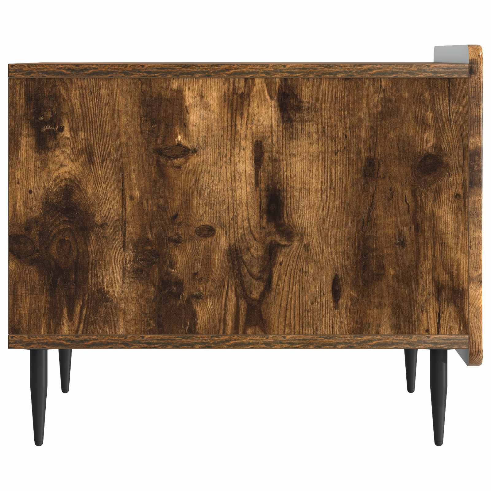 Salontafel met lade Gerookt eiken 49 x 50 x 42 cm Bewerkt hout is nu te koop bij PeponiXL, paradijselijk wonen!