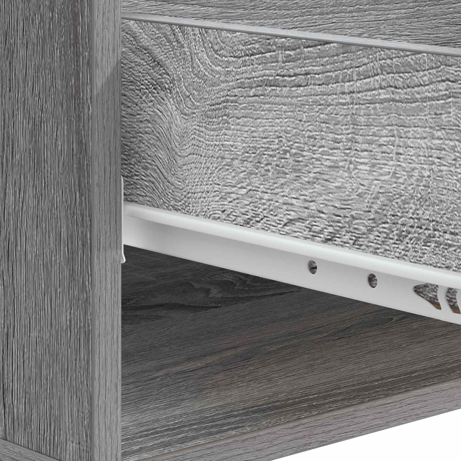 Salontafel met lade Grijs sonoma 49 x 50 x 42 cm Bewerkt hout is nu te koop bij PeponiXL, paradijselijk wonen!