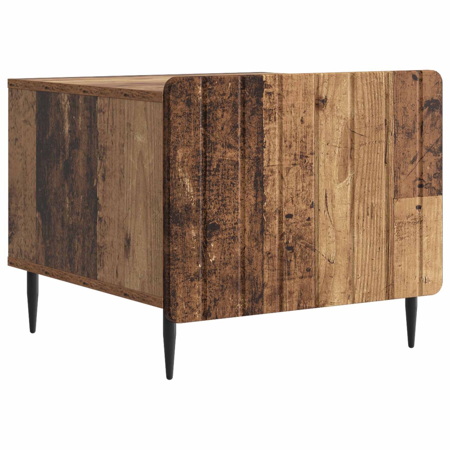 Salontafel met lade Oud hout 49 x 50 x 42 cm Bewerkt hout is nu te koop bij PeponiXL, paradijselijk wonen!