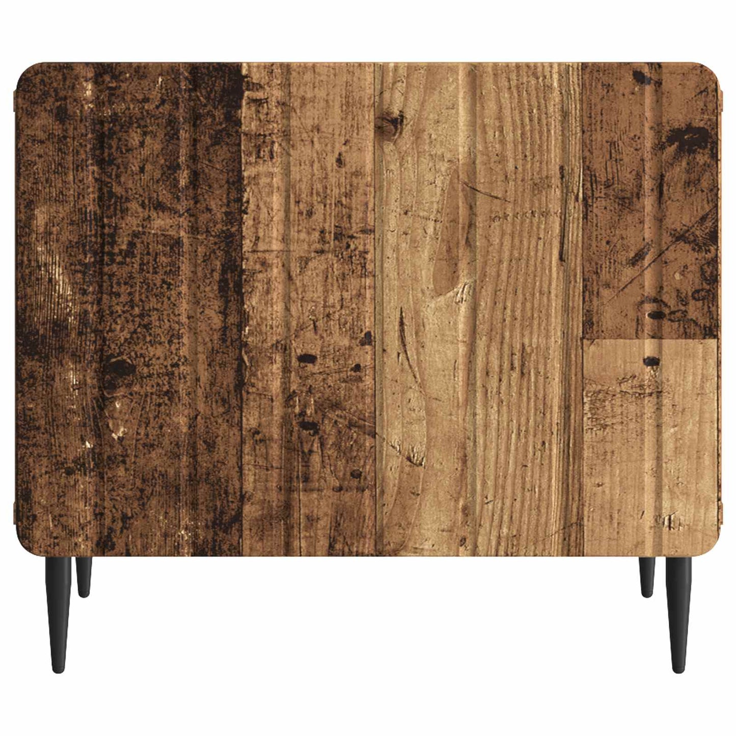 Salontafel met lade Oud hout 49 x 50 x 42 cm Bewerkt hout is nu te koop bij PeponiXL, paradijselijk wonen!