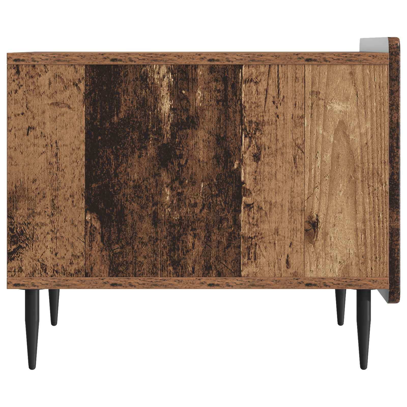 Salontafel met lade Oud hout 49 x 50 x 42 cm Bewerkt hout is nu te koop bij PeponiXL, paradijselijk wonen!