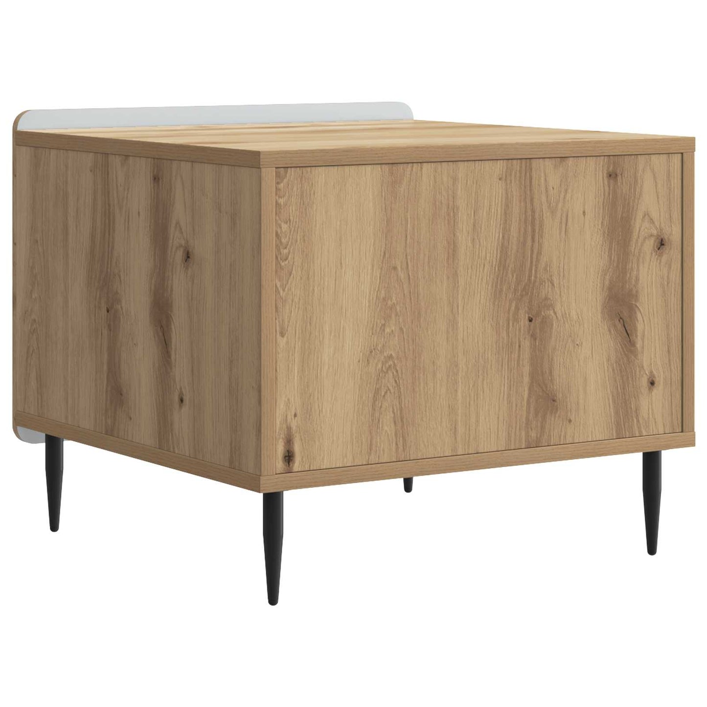 Salontafel Artisanaal eiken 49 x 50 x 42 cm Bewerkt hout is nu te koop bij PeponiXL, paradijselijk wonen!
