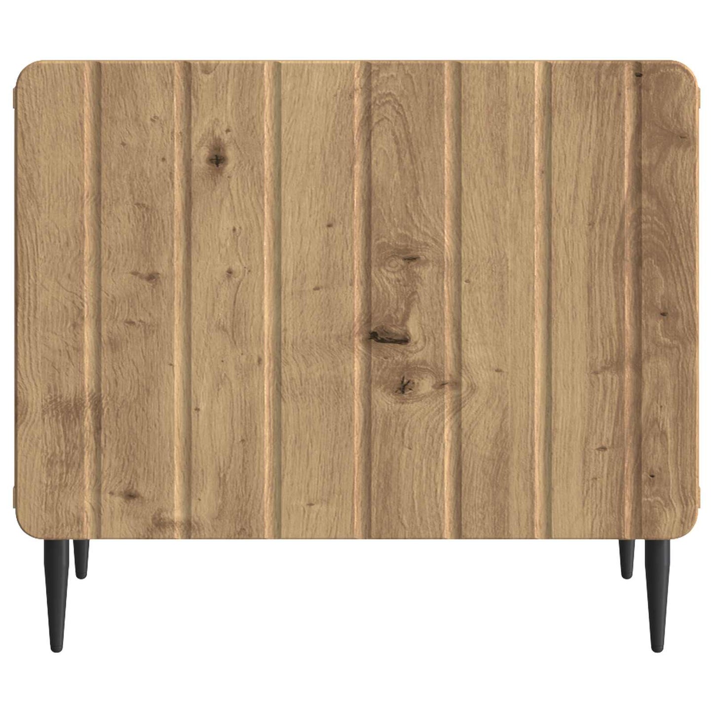 Salontafel Artisanaal eiken 49 x 50 x 42 cm Bewerkt hout is nu te koop bij PeponiXL, paradijselijk wonen!