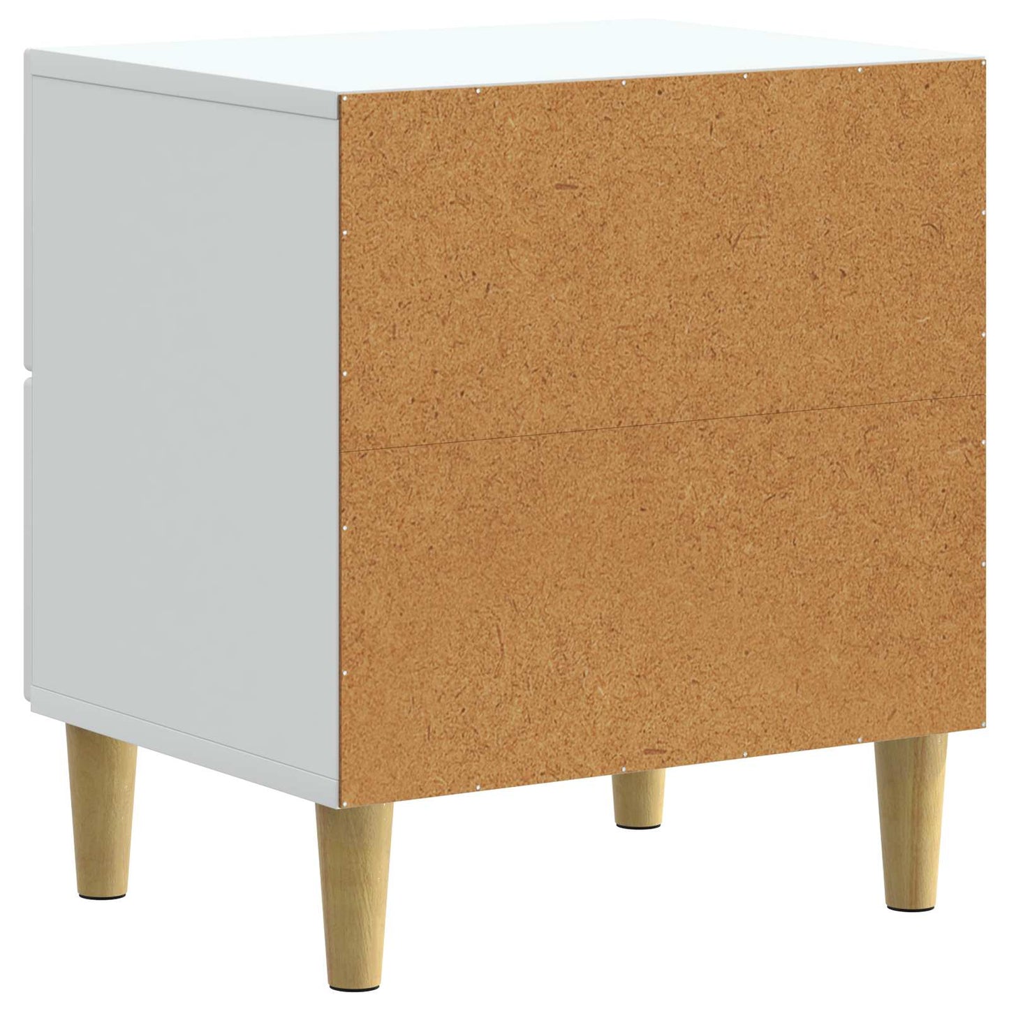 Nachtkastje met lade 2 pcs Wit 43 x 34,5 x 48 cm Bewerkt hout is nu te koop bij PeponiXL, paradijselijk wonen!