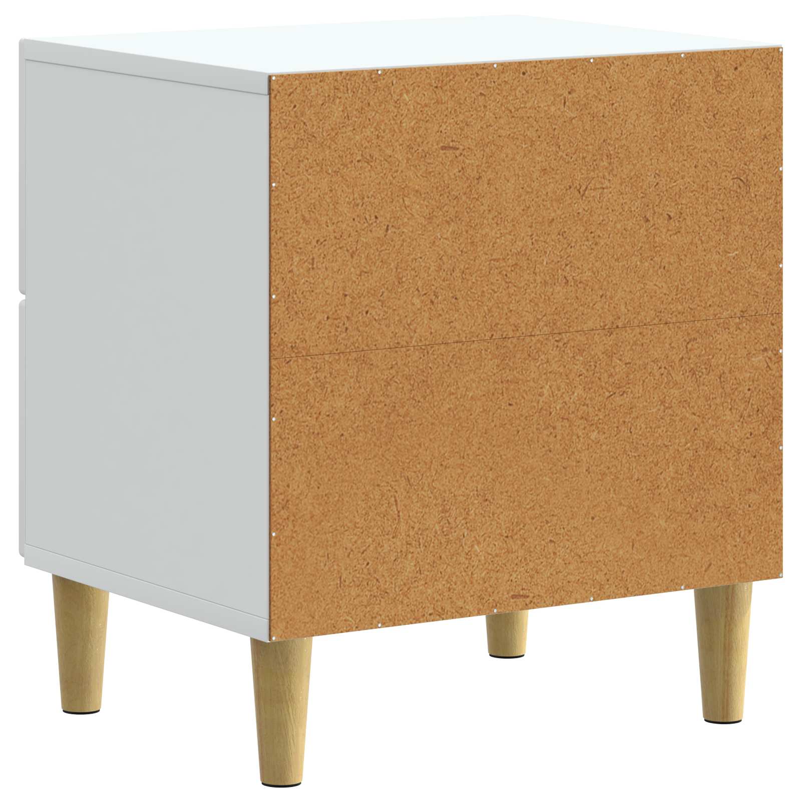 Nachtkastje met lade 2 pcs Wit 43 x 34,5 x 48 cm Bewerkt hout is nu te koop bij PeponiXL, paradijselijk wonen!