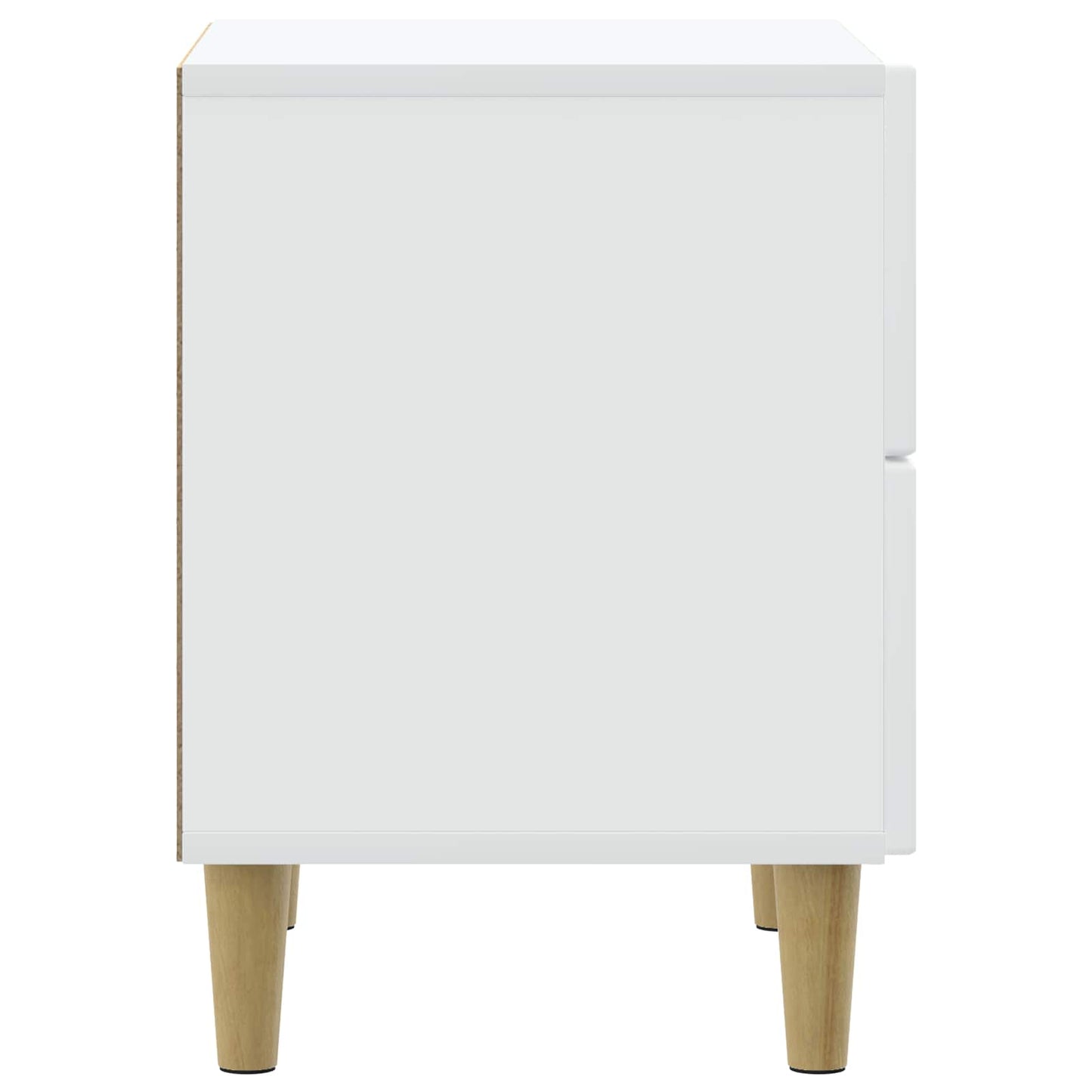 Nachtkastje met lade 2 pcs Wit 43 x 34,5 x 48 cm Bewerkt hout is nu te koop bij PeponiXL, paradijselijk wonen!