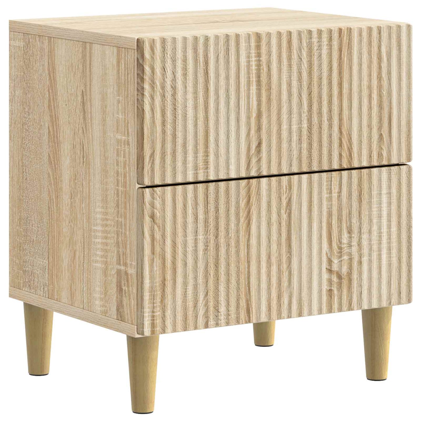 Nachtkastje Sonoma Eiken 43 x 34,5 x 48 cm Bewerkt hout is nu te koop bij PeponiXL, paradijselijk wonen!