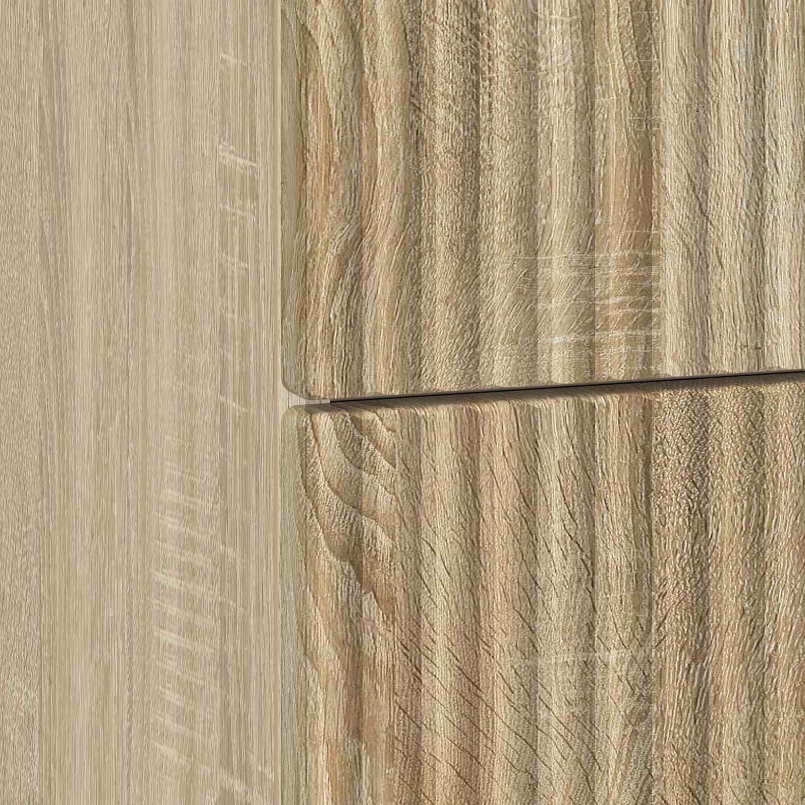Nachtkastje 2 pcs Sonoma Eiken 43 x 34,5 x 48 cm Bewerkt hout is nu te koop bij PeponiXL, paradijselijk wonen!