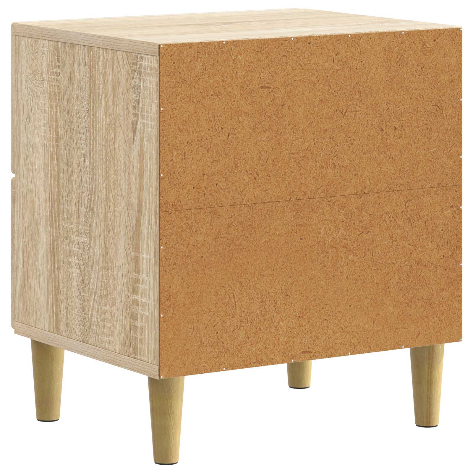 Nachtkastje 2 pcs Sonoma Eiken 43 x 34,5 x 48 cm Bewerkt hout is nu te koop bij PeponiXL, paradijselijk wonen!