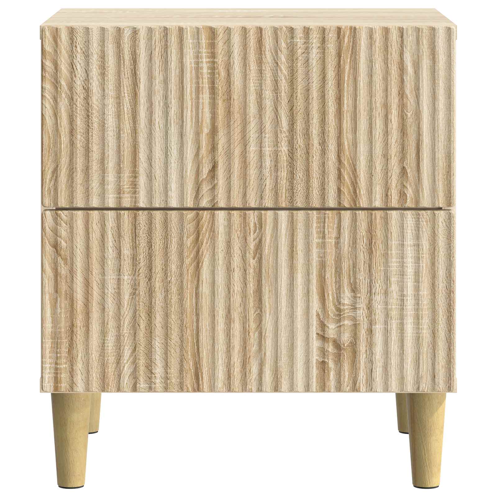 Nachtkastje 2 pcs Sonoma Eiken 43 x 34,5 x 48 cm Bewerkt hout is nu te koop bij PeponiXL, paradijselijk wonen!
