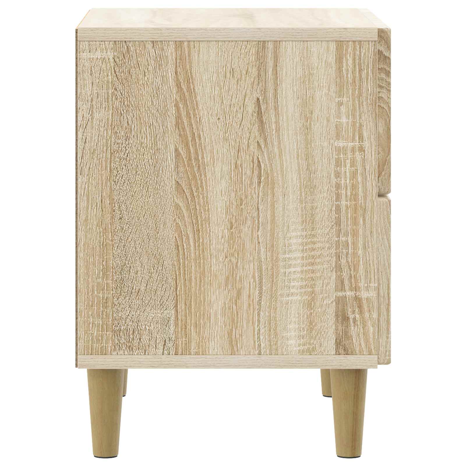 Nachtkastje 2 pcs Sonoma Eiken 43 x 34,5 x 48 cm Bewerkt hout is nu te koop bij PeponiXL, paradijselijk wonen!