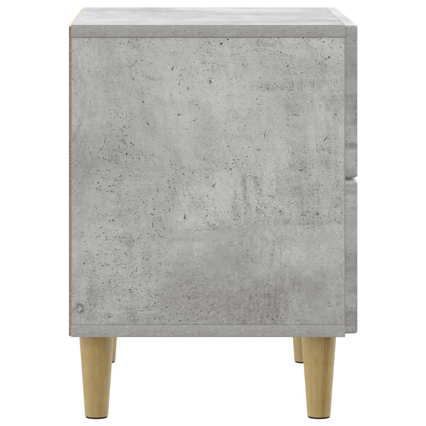 Nachtkastje met lade Betongrijs 43 x 34,5 x 48 cm Bewerkt hout is nu te koop bij PeponiXL, paradijselijk wonen!