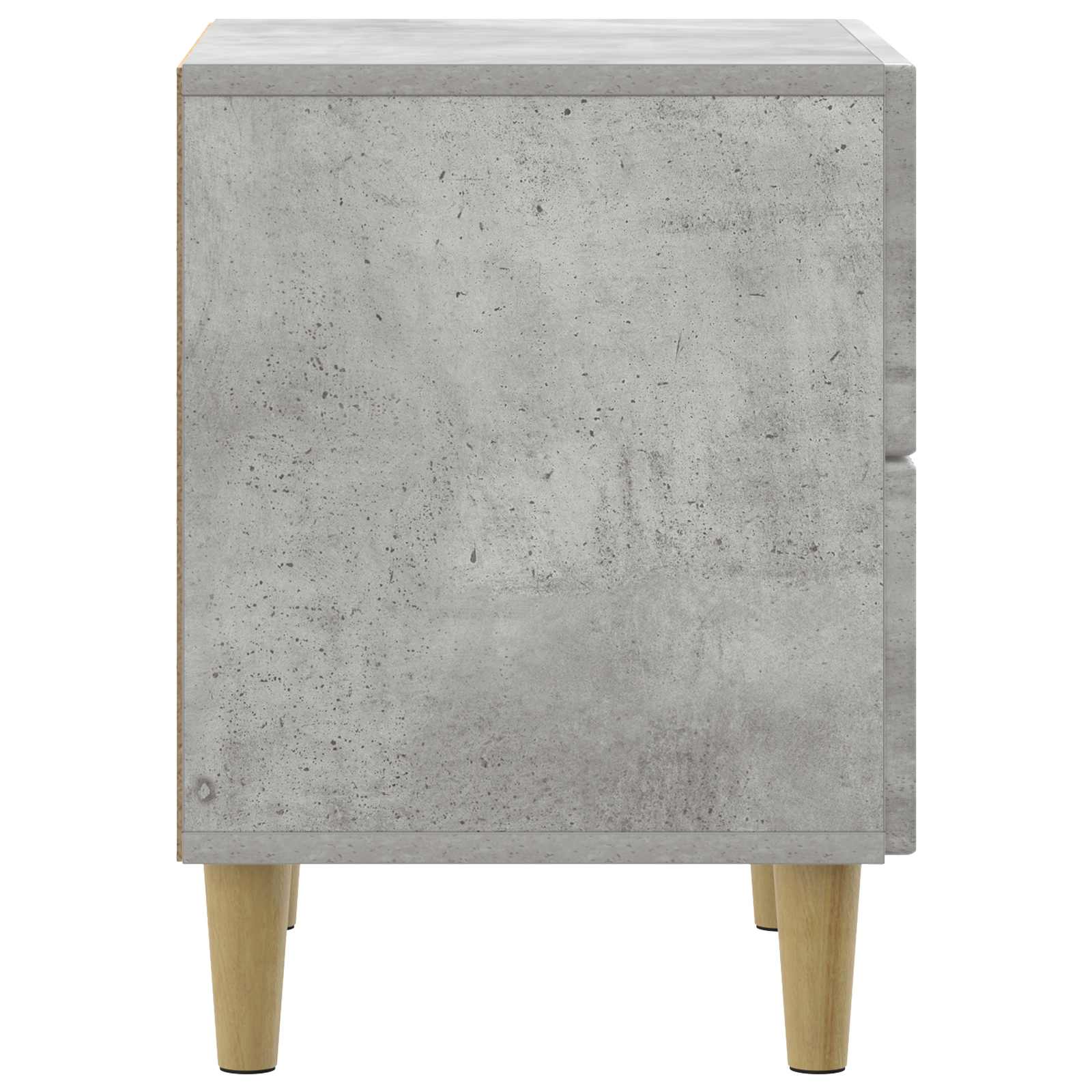 Nachtkastje 2 pcs Betongrijs 43 x 34,5 x 48 cm Bewerkt hout is nu te koop bij PeponiXL, paradijselijk wonen!