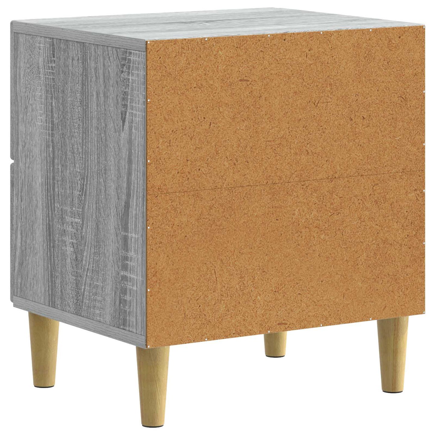 Nachtkastje Grijs sonoma 43 x 34,5 x 48 cm Bewerkt hout is nu te koop bij PeponiXL, paradijselijk wonen!