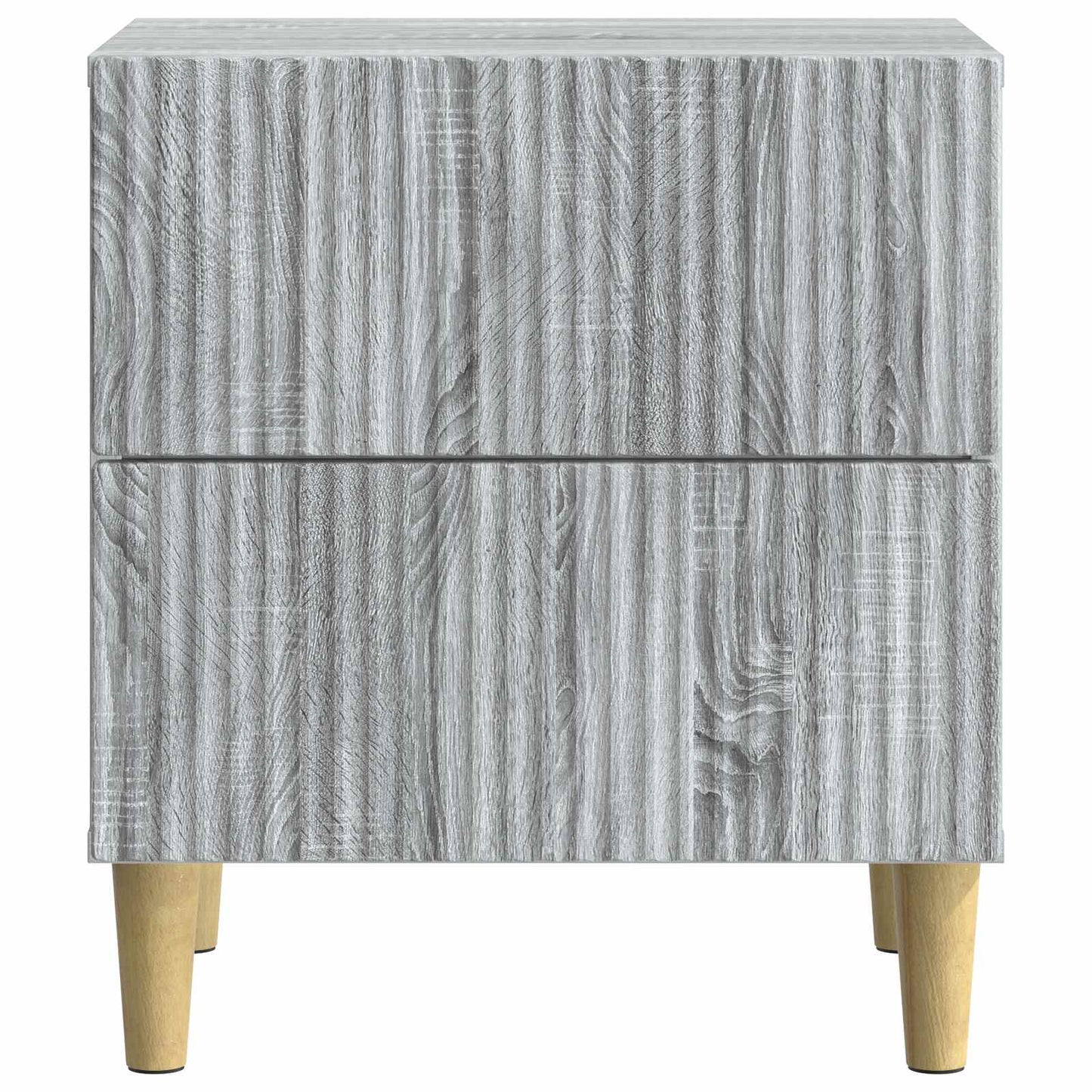 Nachtkastje Grijs sonoma 43 x 34,5 x 48 cm Bewerkt hout is nu te koop bij PeponiXL, paradijselijk wonen!